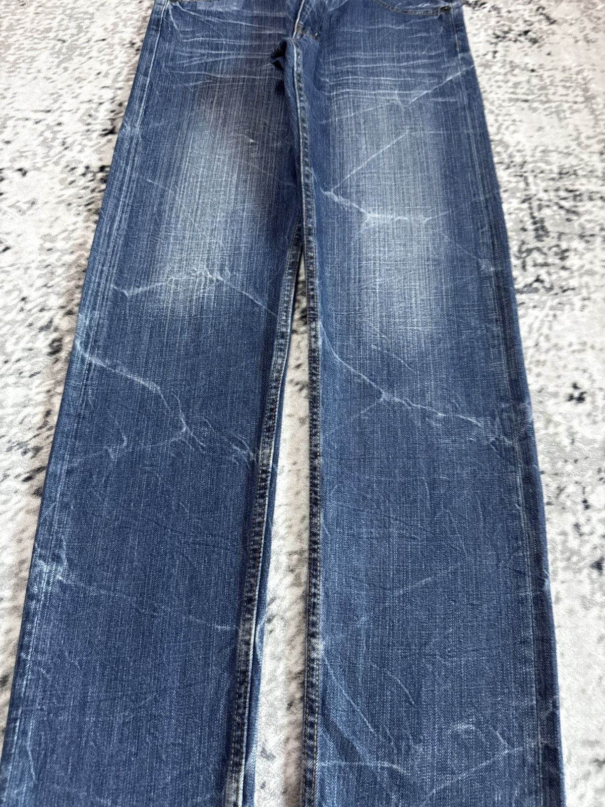 Japanese Brand Japanese Brand Sirmione Embroidery Goth Wings Y2K Jeans Size 29" - 2 Thumbnail
