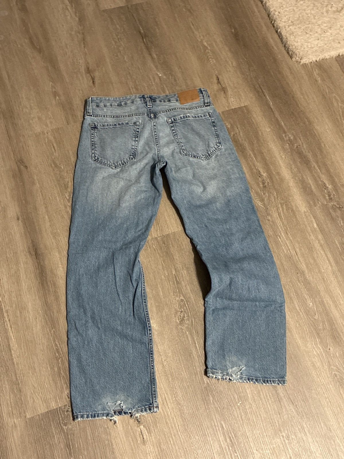 Aeropostale Aeropostale Low Rise Baggy Blue Denim Size 28" / US 6 / IT 42 - 2 Thumbnail