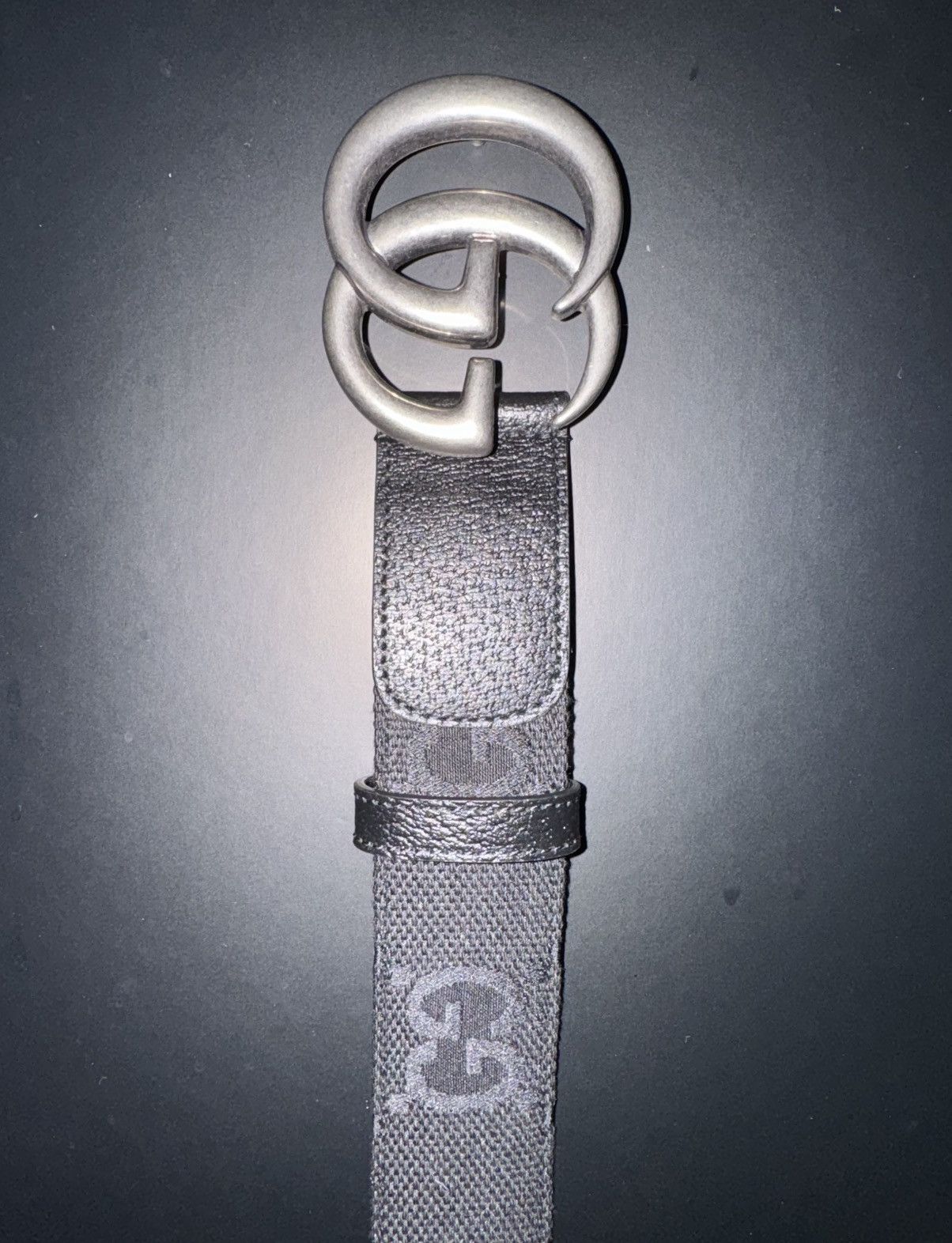 Gucci Black Marmont Jumbo Belt Size 40 - 1 Thumbnail