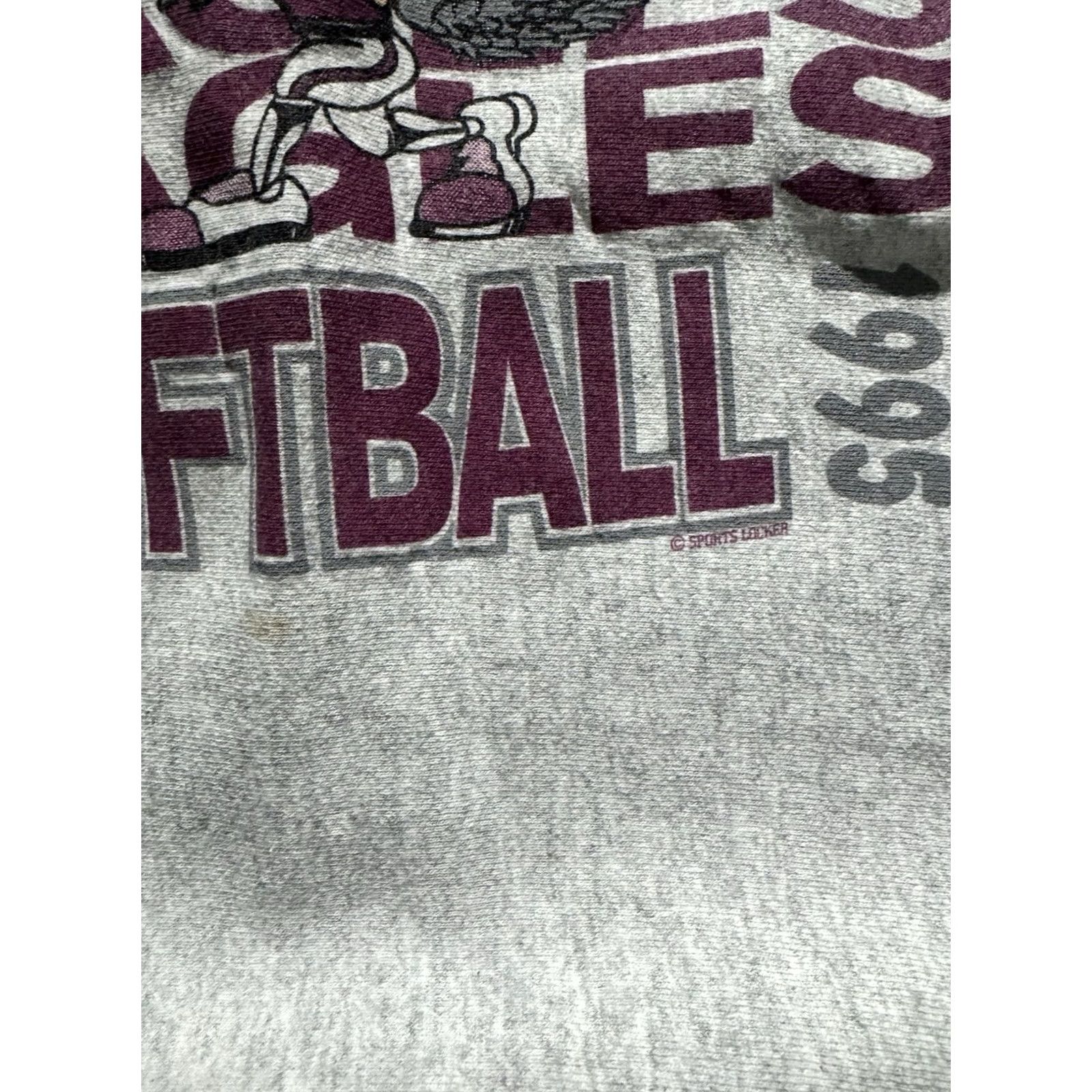 Lee VINTAGE Lee Crewneck Sweatshirt XL Gray Lock Haven University Softball 1990s Womens/Mens Size US XL / EU 56 / 4 - 3 Thumbnail