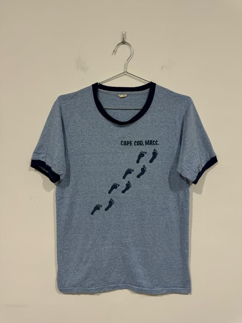 Vintage Vintage 80s Cape Cod Mass. Screen Stars Tee Size US S / EU 44-46 / 1 - 1 Thumbnail