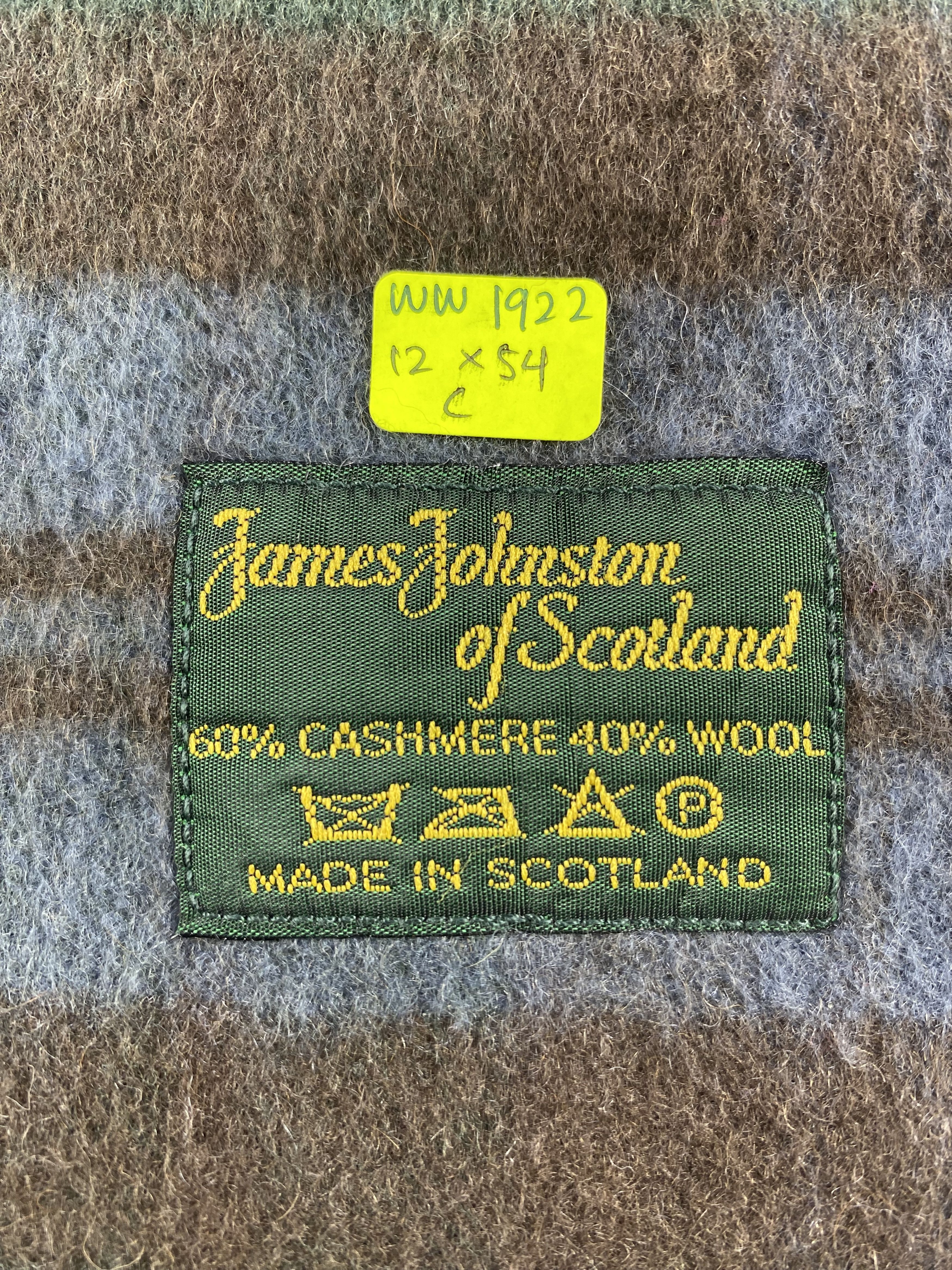 Vintage James Johnston Scarf / Muffler / Neckwear - WW1922 Size ONE SIZE - 6 Thumbnail
