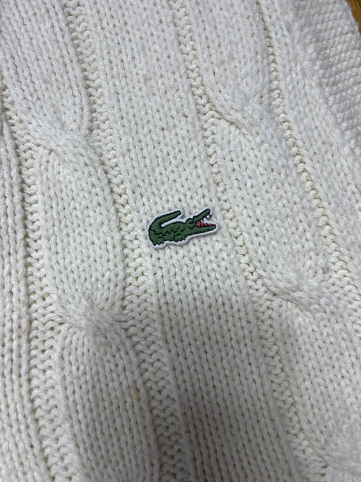 Lacoste × Vintage Vest Sweater Lacoste vintage white rare Size US M / EU 48-50 / 2 - 3 Thumbnail