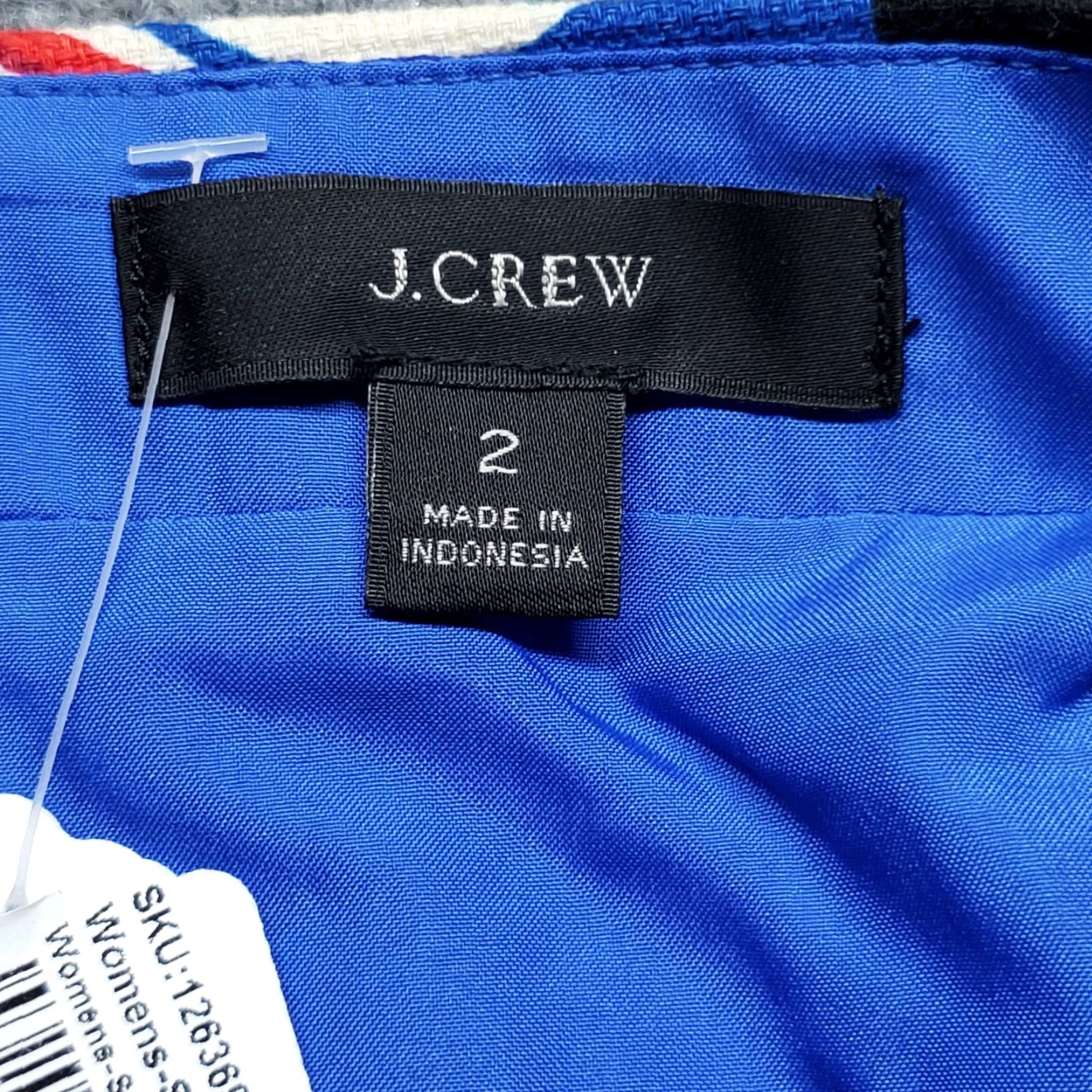 J.Crew J.CREW Floral Pencil Skirt Womens 2 Multicolor Above Knee Lined Cotton Size 26" / US 2 / IT 38 - 7 Thumbnail