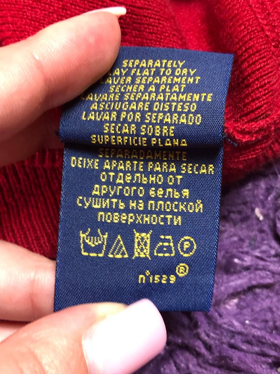 Polo Ralph Lauren Polo Ralph Lauren casual red crewnec Sweater Size US L / EU 52-54 / 3 - 5 Thumbnail