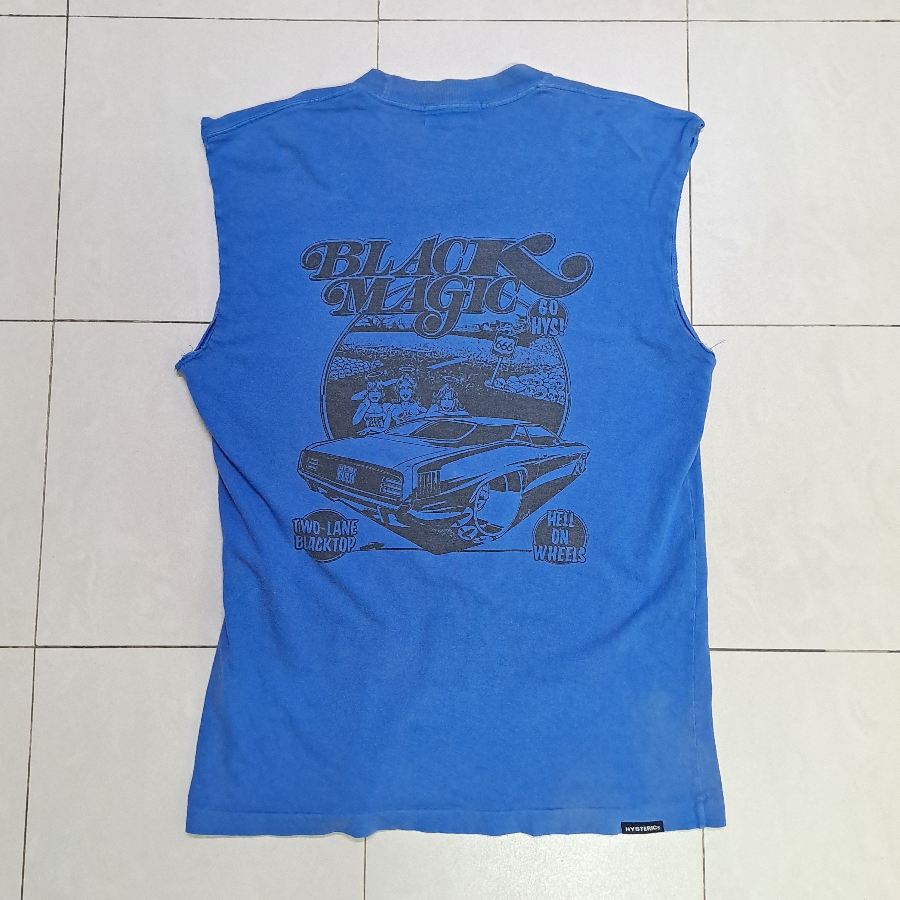 Hysteric Glamour Vintage Hysteric Glamour Black Magic Sleeveless T Shirt Size US S / EU 44-46 / 1 - 9 Thumbnail
