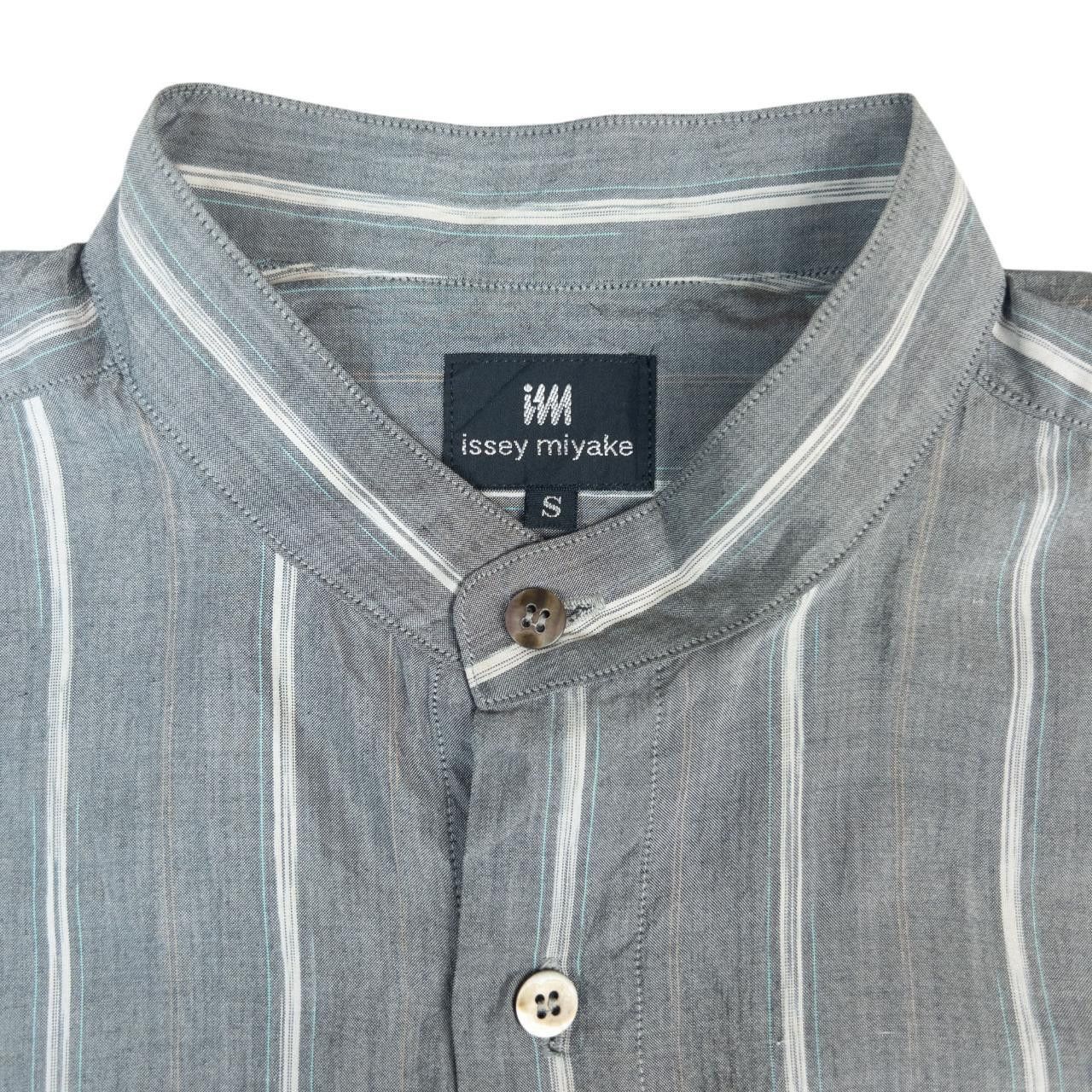 Issey Miyake Vintage Issey Miyake Striped Long Sleeve Shirt Size M Size US M / EU 48-50 / 2 - 3 Thumbnail