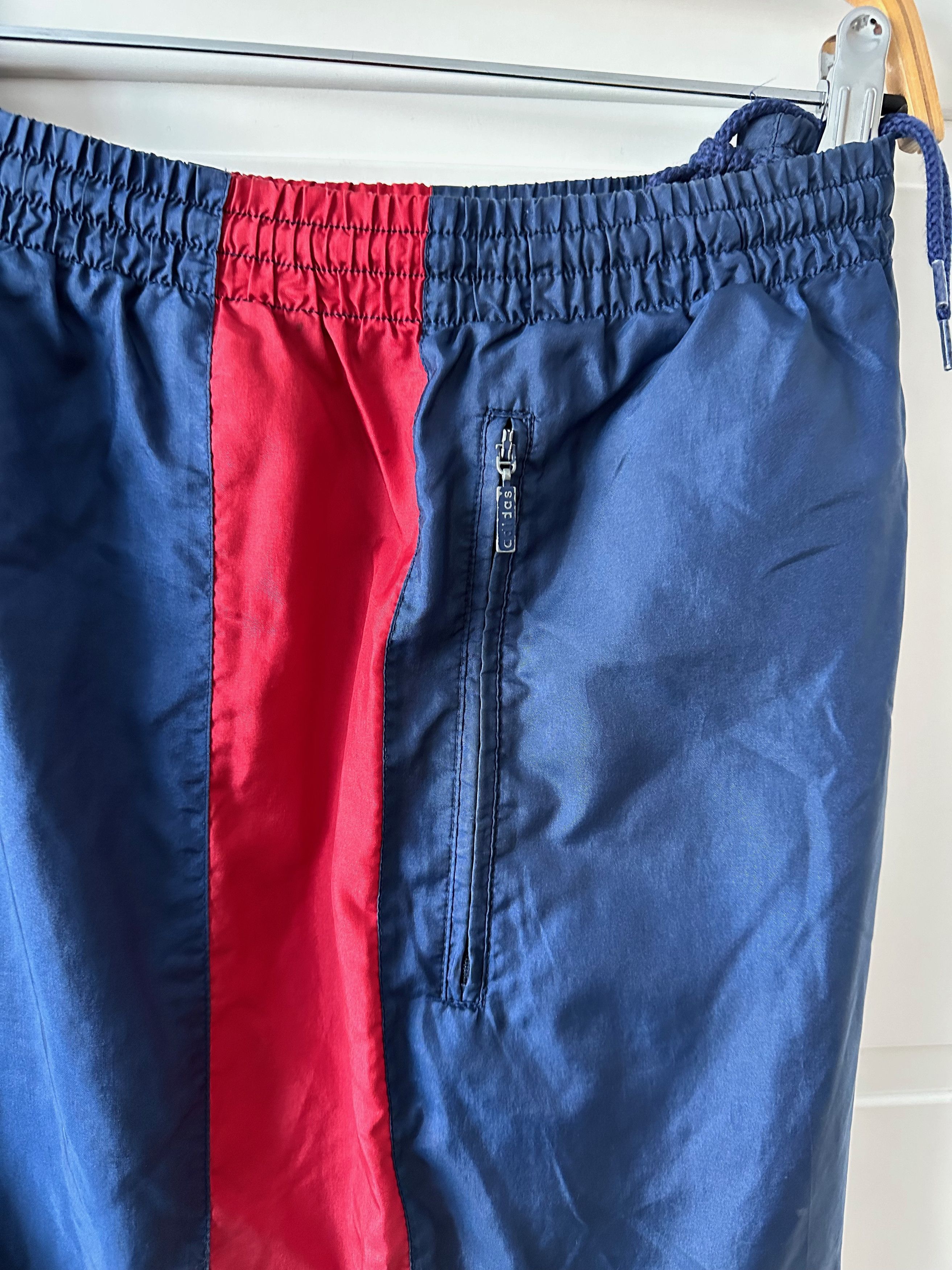 Adidas 90's ADIDAS Nylon athletic joggers pants navy Size US 33 - 9 Thumbnail
