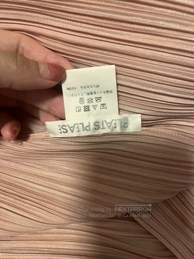 Issey Miyake Issey Miyake Pink Pleated Kombu Top Size L / US 10 / IT 46 - 4 Thumbnail