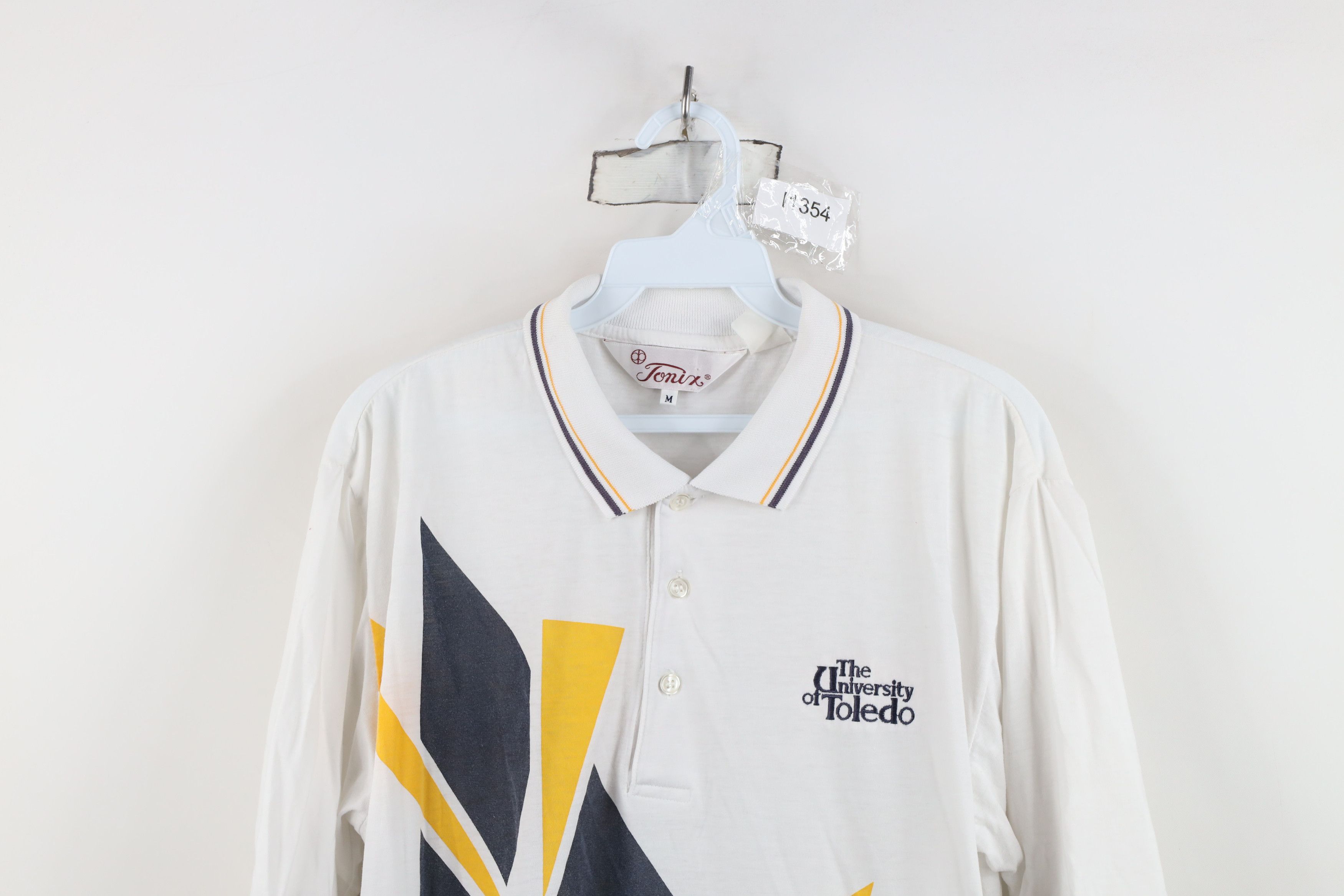 Vintage Vintage 90s Spell University of Toledo Collared Polo Shirt Size US M / EU 48-50 / 2 - 2 Thumbnail