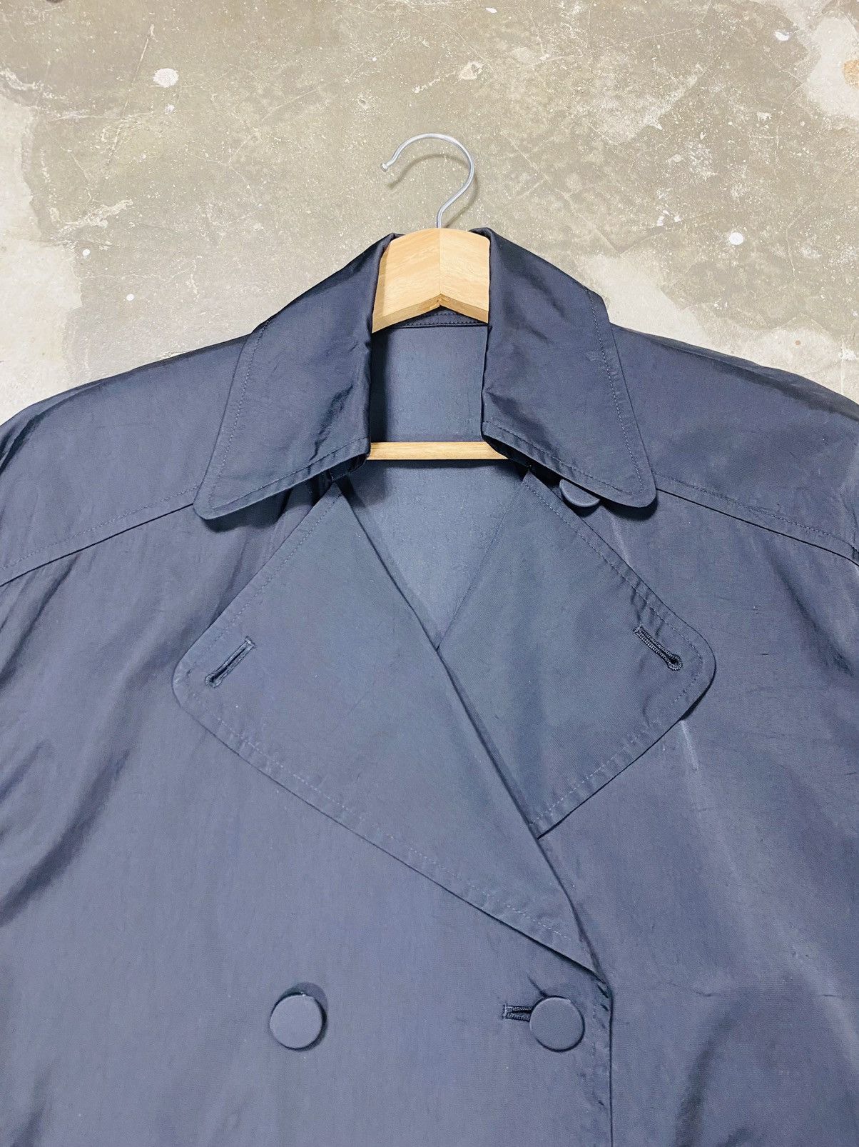 Japanese Brand A10 Rare - Paco Rabanne Double Breasted Nylon Long Jacket Size US L / EU 52-54 / 3 - 11 Thumbnail