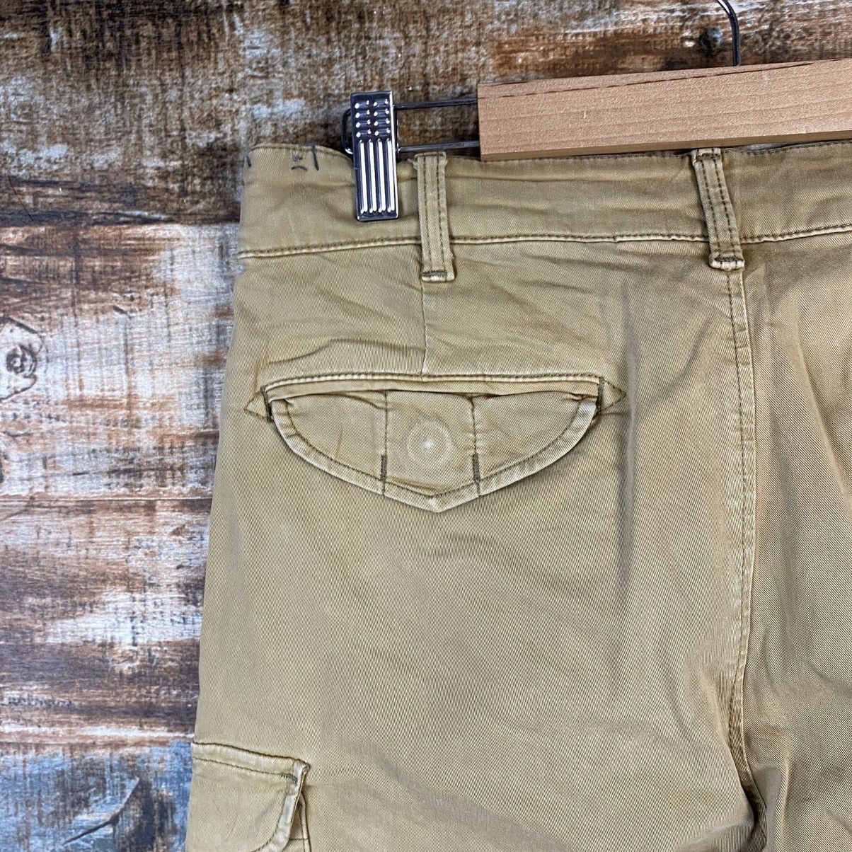 Japanese Brand DL Edwin Beige Cargo utility Multipocket Pants #C895 Size US 29 - 16 Thumbnail