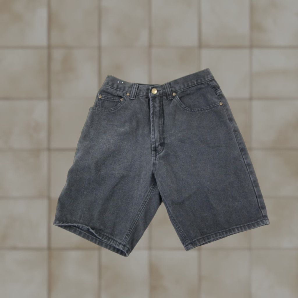 Route 66 VINTAGE Route 66 Shorts Jeans Mens 32 Black Denim Jorts 90s Relaxed Fit 5-Pocket Denim Short Baggy Casual Workwear Summer Spring Mens Size US 32 / EU 48 - 1 Thumbnail