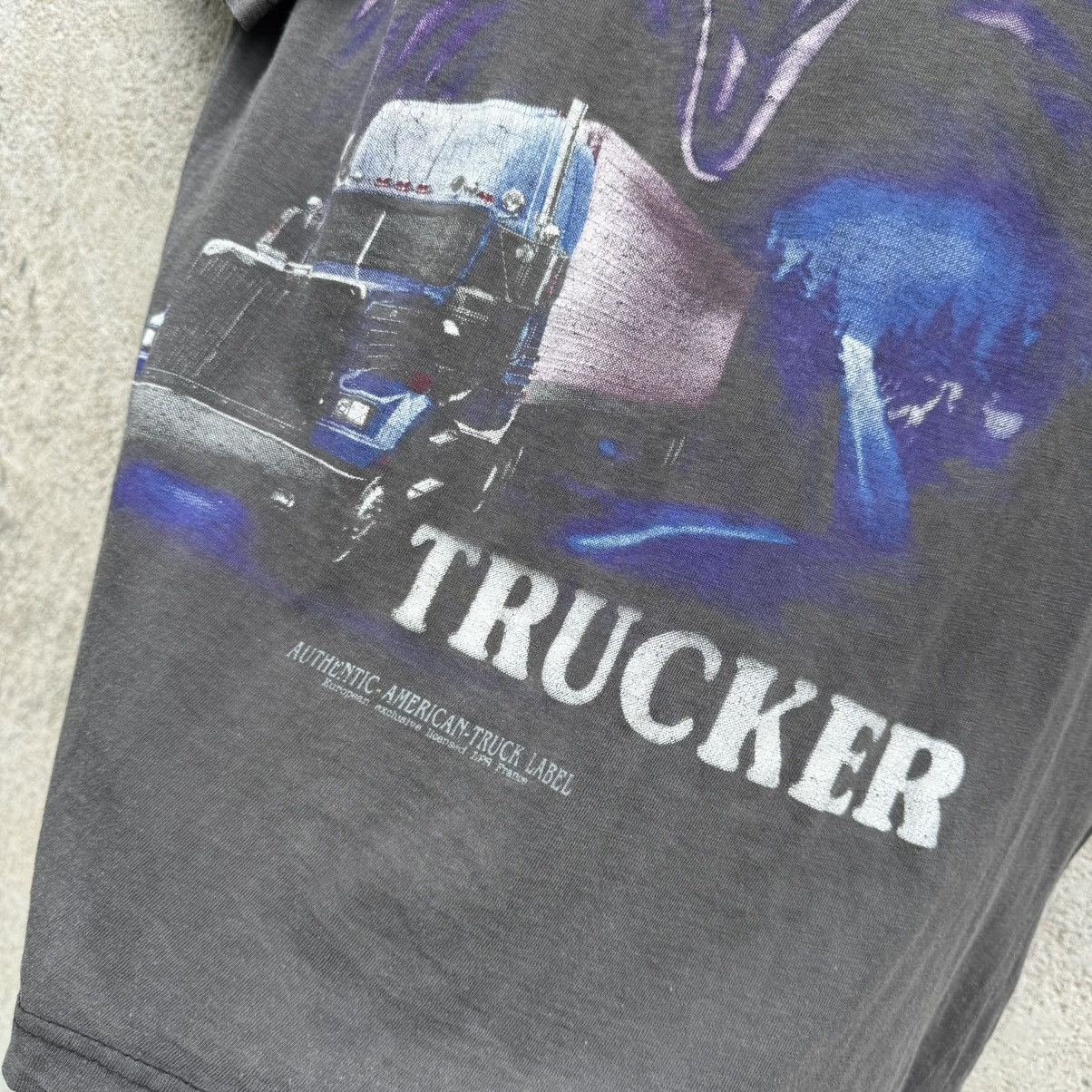 West Coast Choppers 80s/90s 3d Emblem Style Trucker Eagle Choppers Thrashed Tee Size US S / EU 44-46 / 1 - 3 Thumbnail