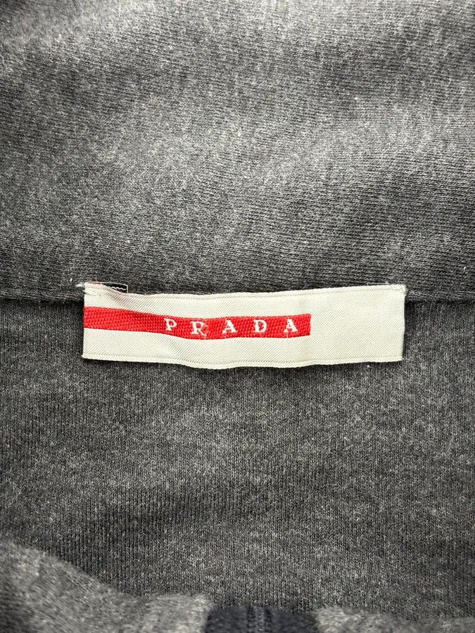 Prada AW2006 Prada Grey Wool Zip-Up Sweater Size US M / EU 48-50 / 2 - 9 Thumbnail