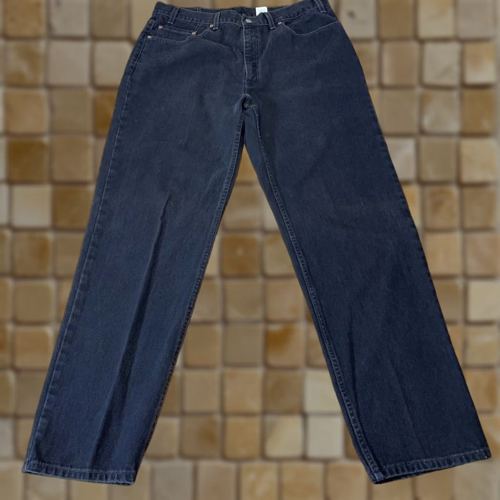 Levi's VINTAGE Levi's 550 Jeans Men Adult 38x34 Black Relaxed Fit Straight USA Made Size US 38 / EU 54 - 1 Thumbnail