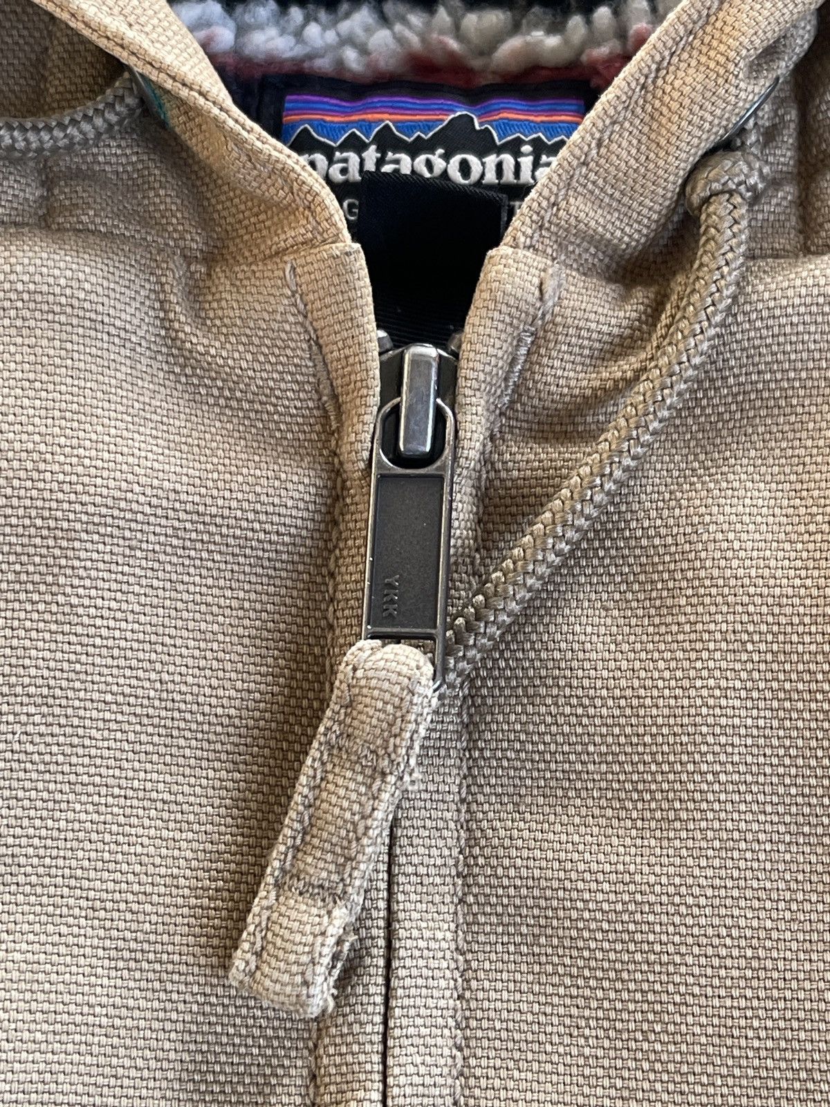 Patagonia Canvas Lined Sherpa Hoodie