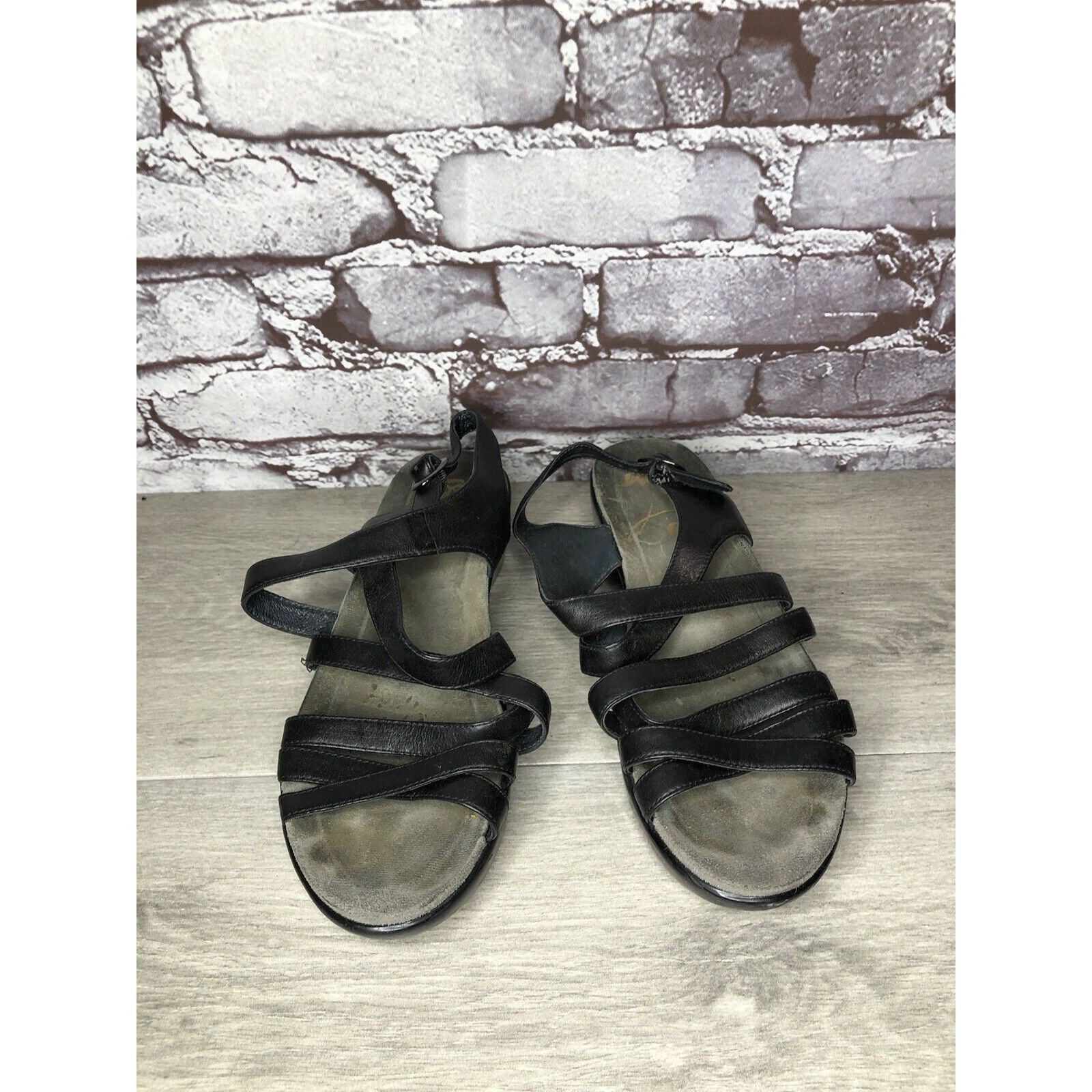 Other Dansko 2406020200 Black Leather Ankle Strap Heel Sandals Wom Size US 8 / IT 38 - 11 Thumbnail