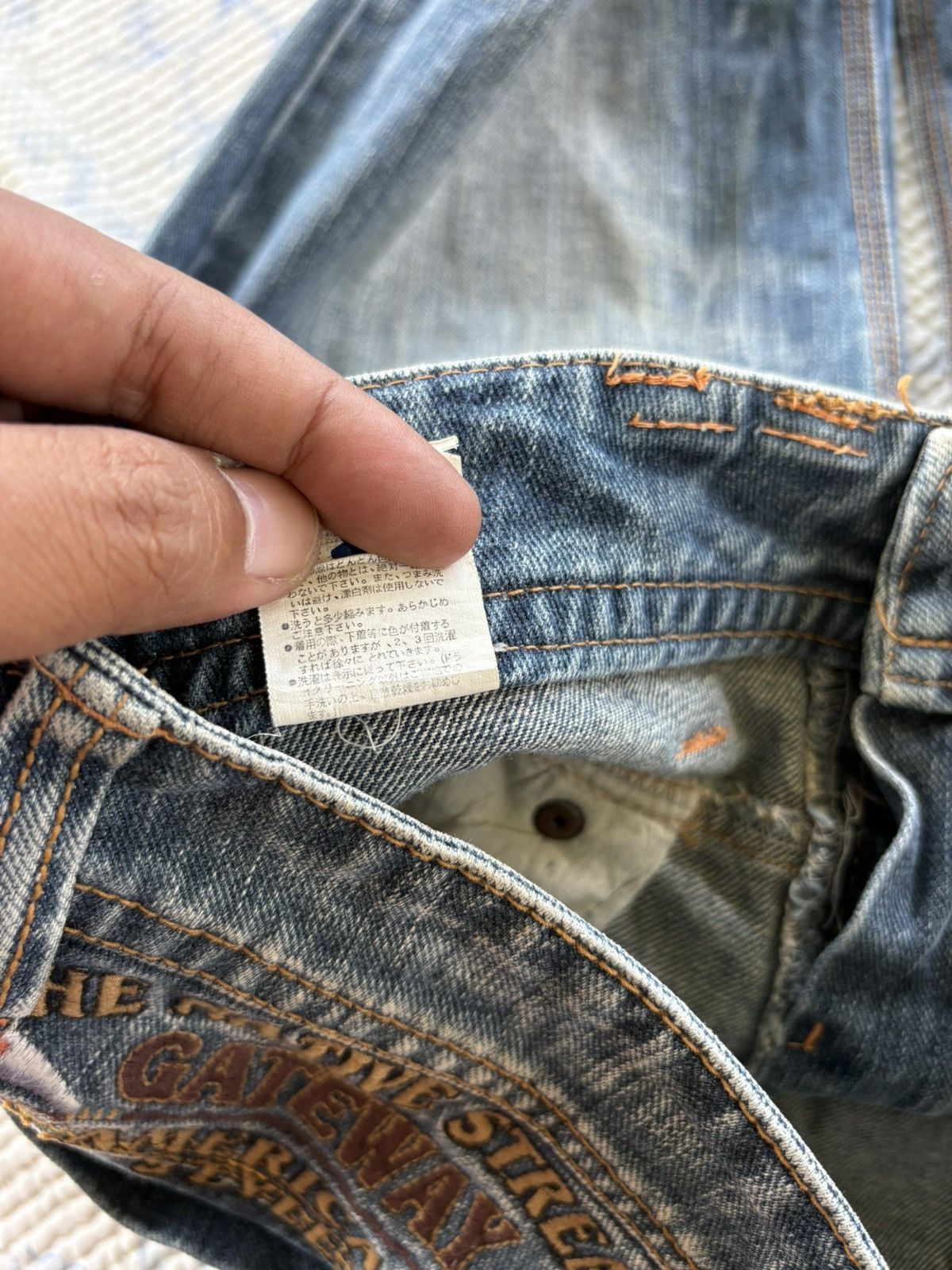 Japanese Brand Japanese Genes Native American Embroidered Bootcut Y2K Jeans Size US 32 / EU 48 - 21 Thumbnail