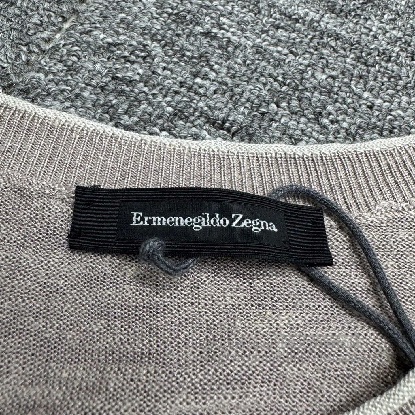 Ermenegildo Zegna Ermenegildo Zegna Silk-linen blended knitted sweater| Size US L / EU 52-54 / 3 - 3 Thumbnail