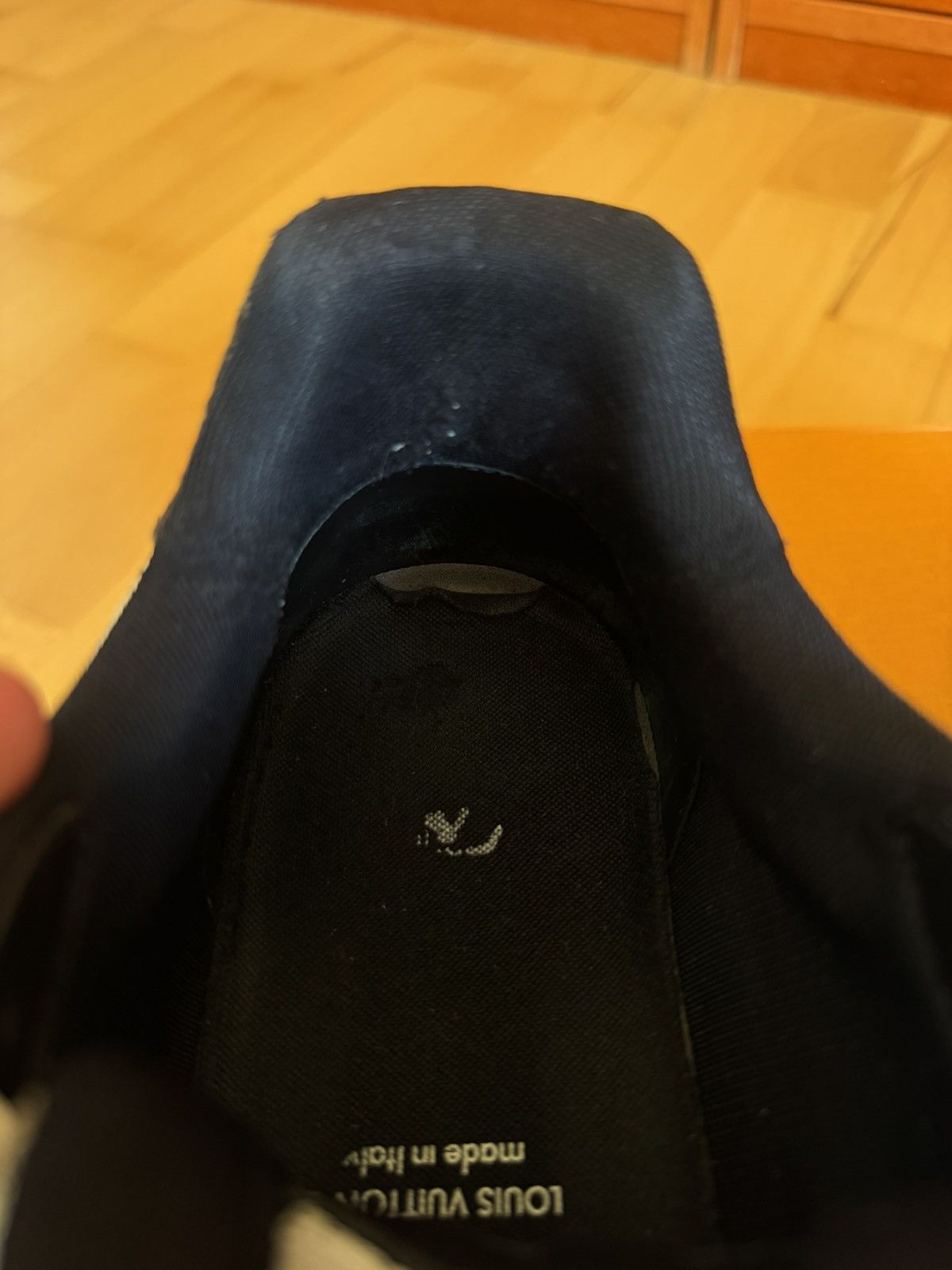 Louis Vuitton Louis Vuitton LV Trainer Velcro Strap Black Denim Size US 8 / EU 41 - 12 Thumbnail