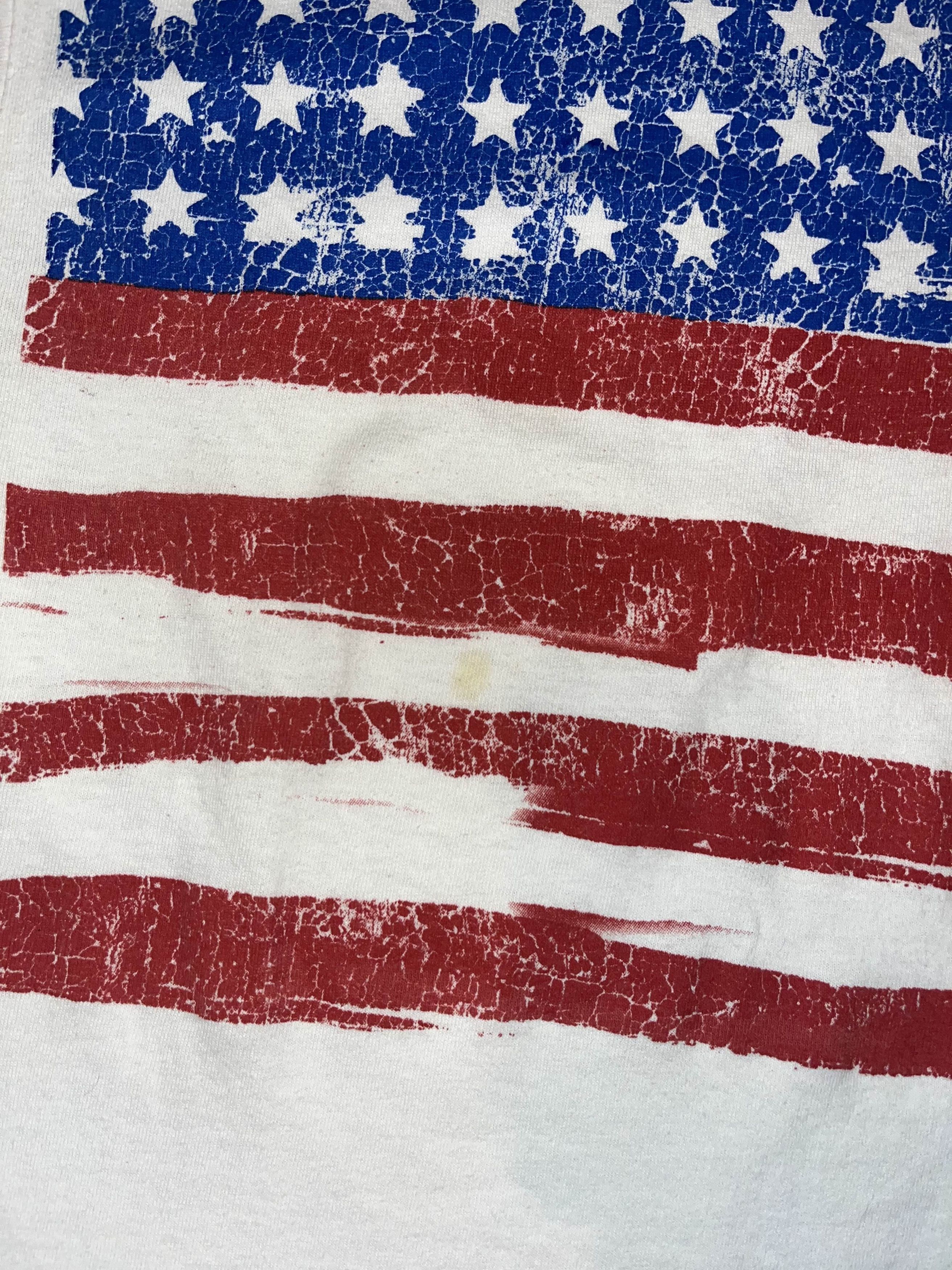 Vintage Y2K Grunge USA Flag All Over Print Shirt Size US L / EU 52-54 / 3 - 3 Thumbnail