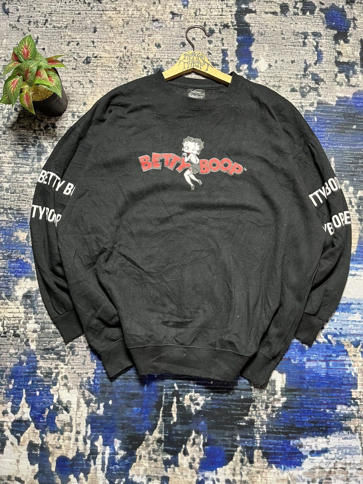 Cartoon Network × Japanese Brand 🔥Betty Boop x Heaven Sweetshirts Size US L / EU 52-54 / 3 - 1 Thumbnail