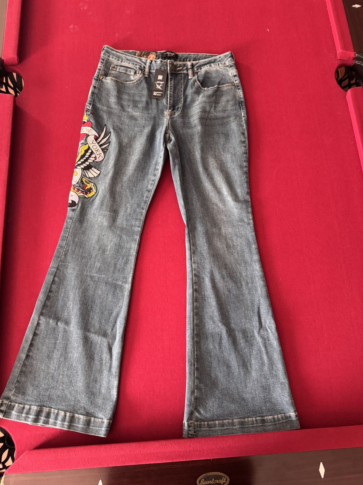 Ed Hardy × Vintage ED HARDY DENIM Size 32" / US 10 / IT 46 - 3 Thumbnail