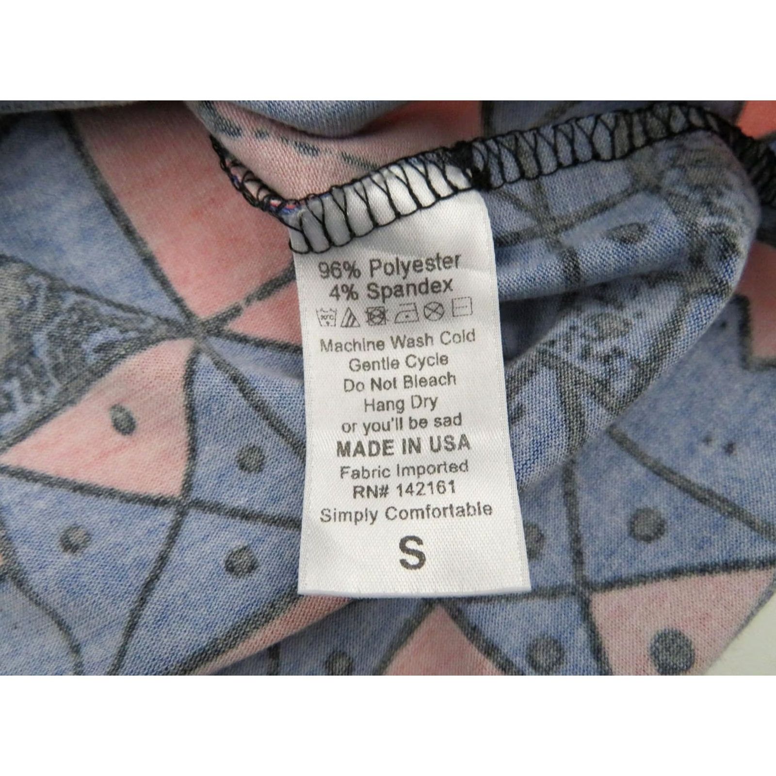 Vintage Lularoe Julia Dress Small Blue Geometric Abstract Bodycon LLR Womens Dress Size S / US 4 / IT 40 - 6 Thumbnail