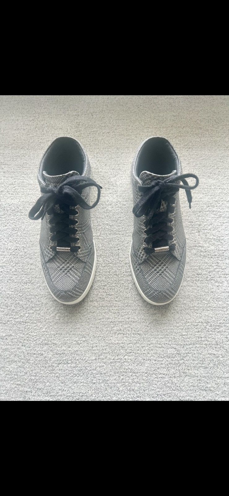 Jimmy Choo Jimmy Choo Glitter Sneakers Woman’s Size 37 1/2 Size US 7.5 / IT 37.5 - 19 Thumbnail