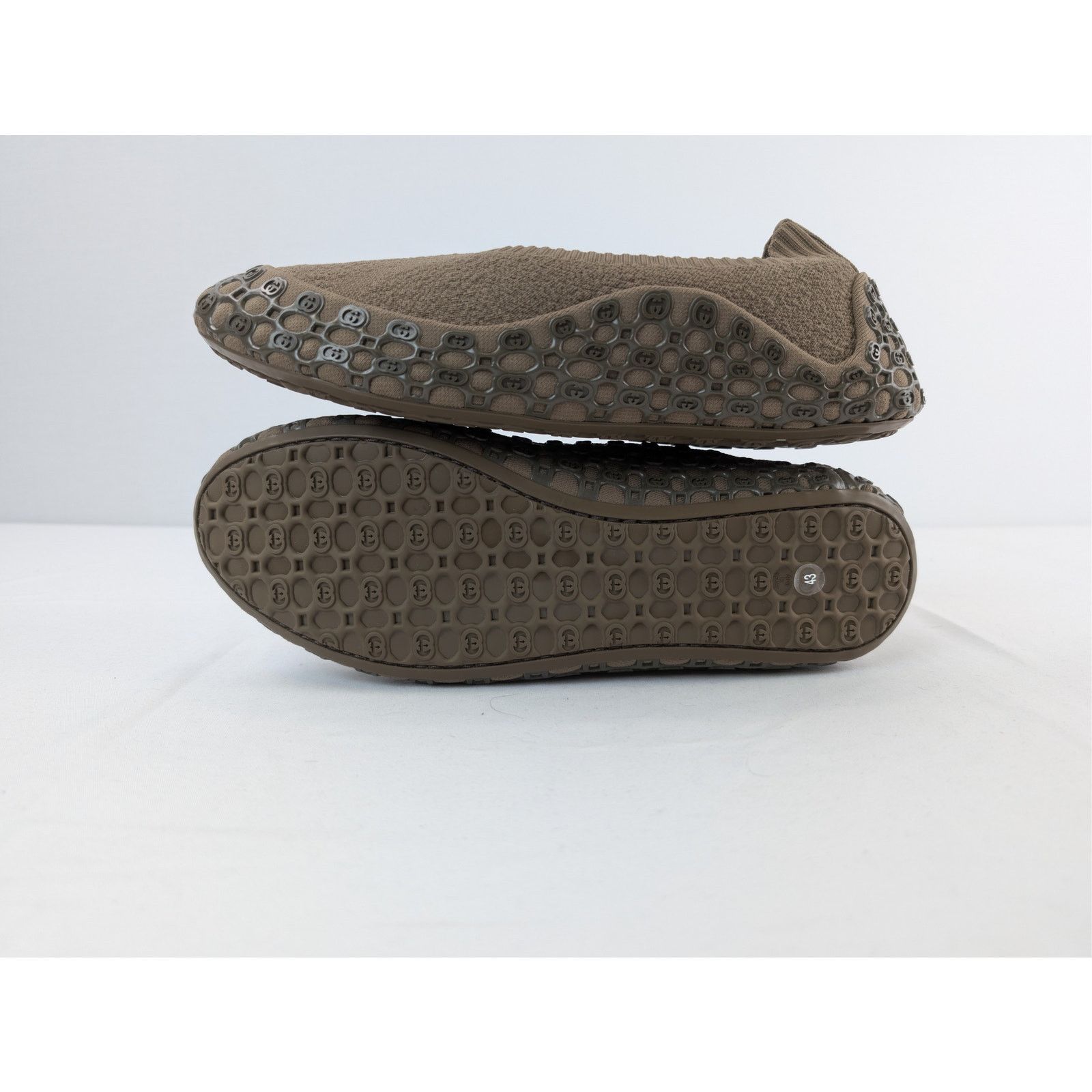 Gucci o1rshd1 Elastic Fabric Monogram Sneakers in Green Size US 10 / EU 43 - 2 Thumbnail