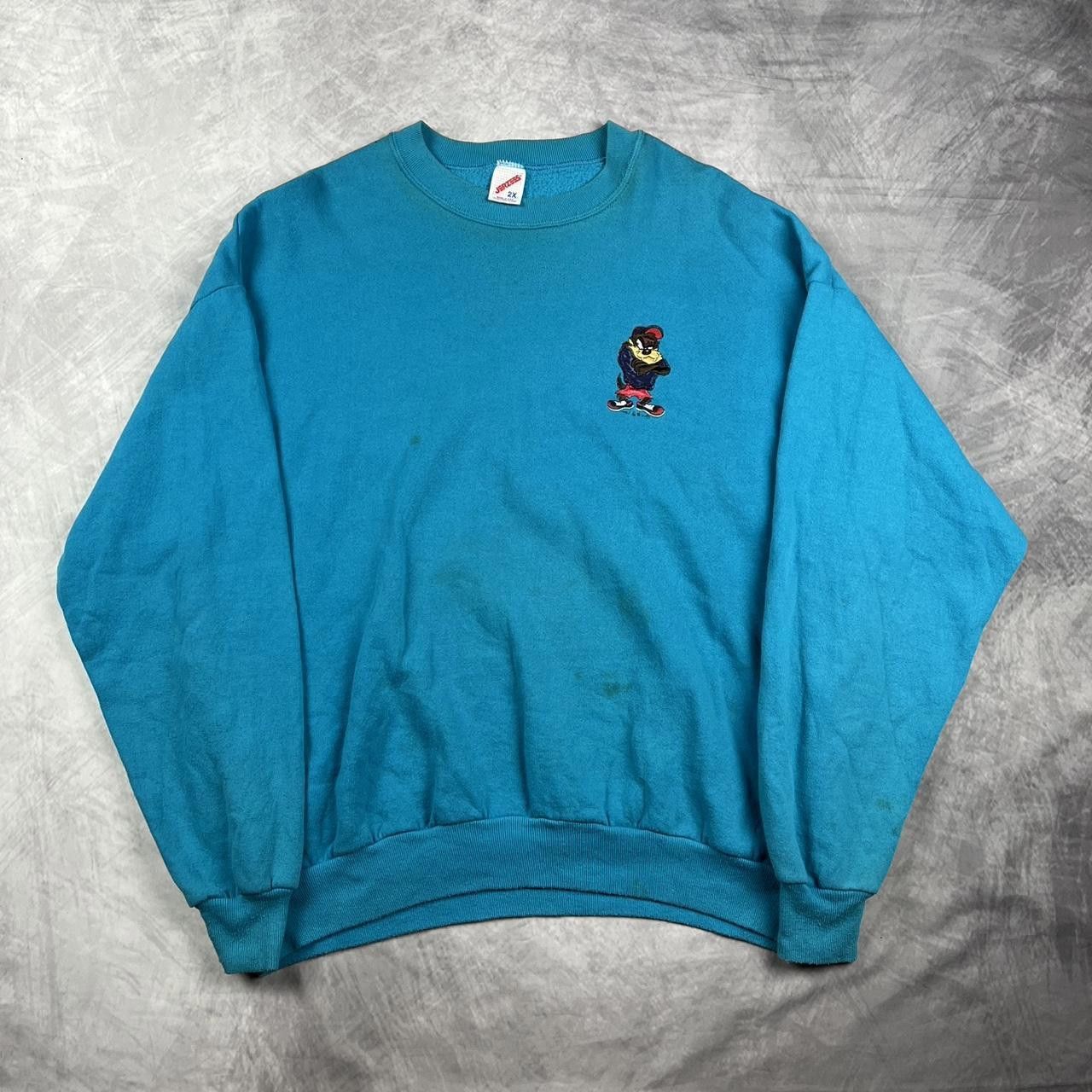 Jerzees Vintage Tasmania Devil crewneck Size US XXL / EU 58 / 5 - 1 Thumbnail
