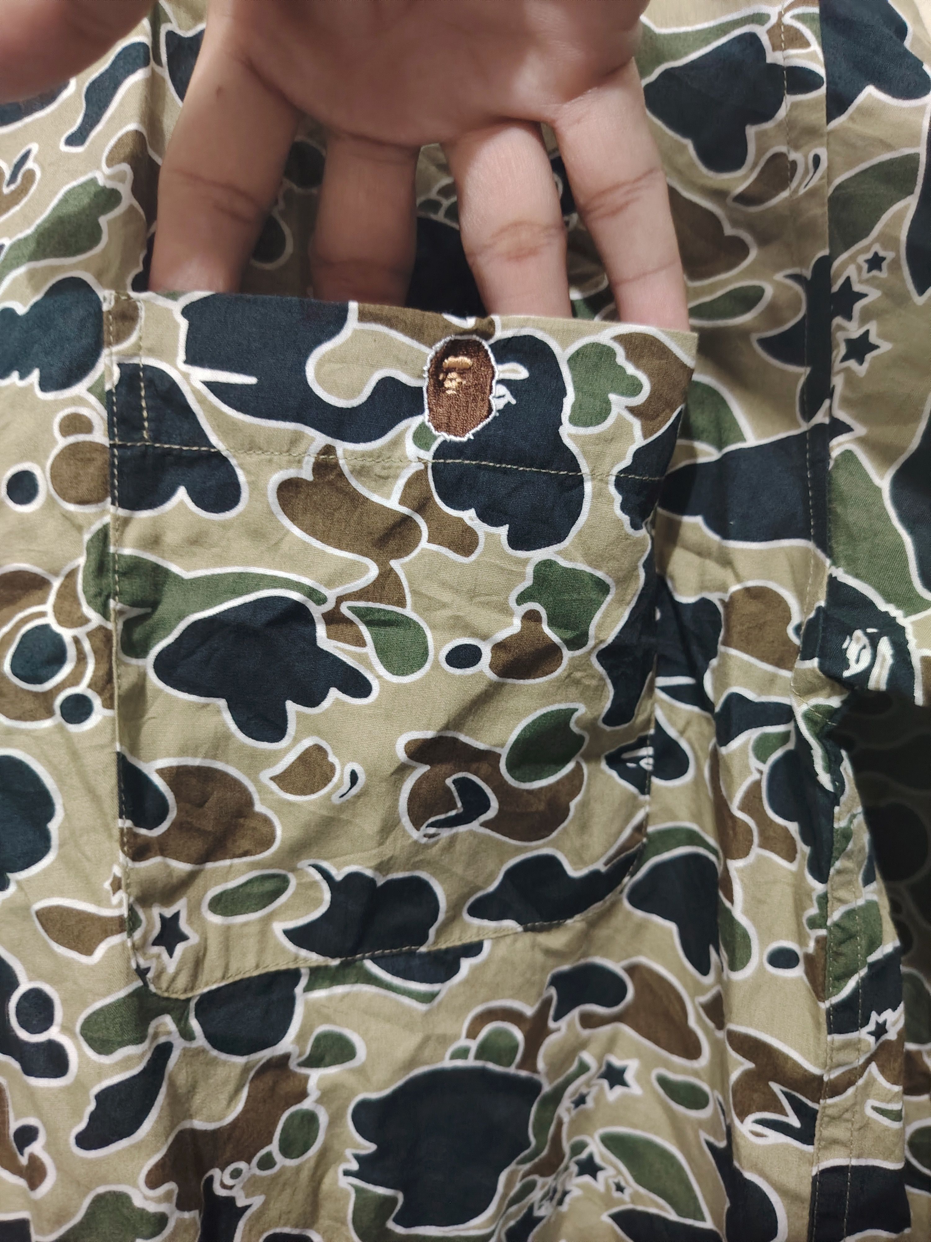 Bape Camouflage A Bathing Ape Bape Shirt Button up Size US L / EU 52-54 / 3 - 4 Thumbnail
