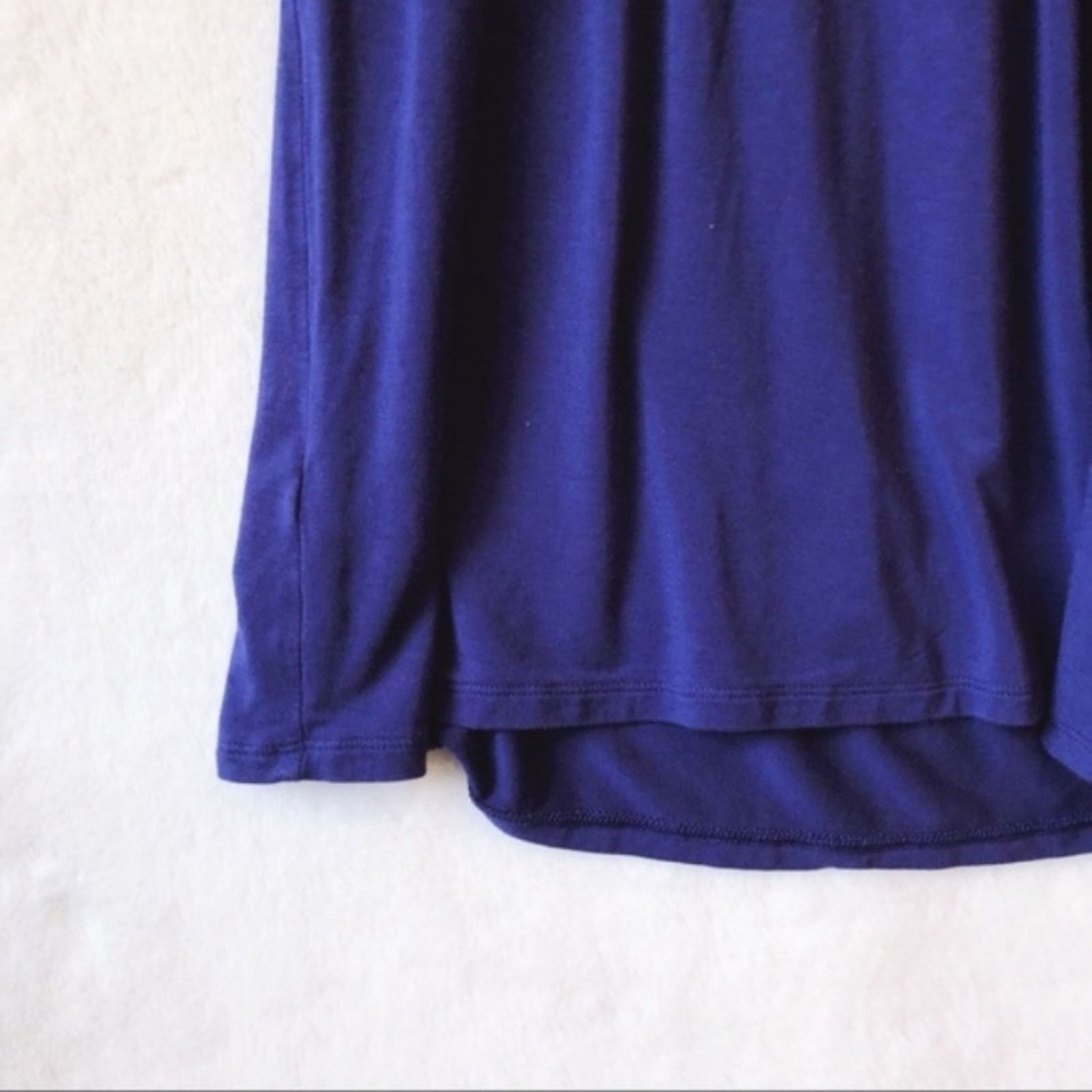Loft LOFT Blue Strappy Midi Dress Size S / US 4 / IT 40 - 6 Thumbnail