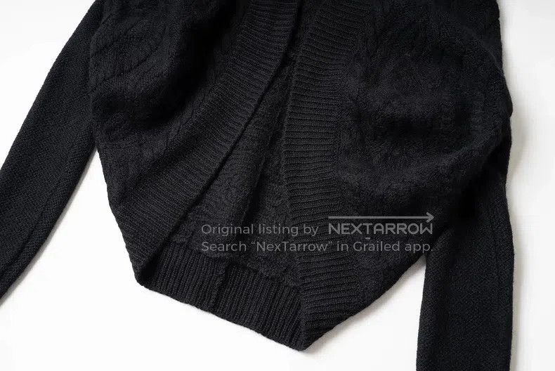 Yohji Yamamoto YOHJI YAMAMOTO 3D Knitted Long-Sleeved Knit Top Size US M / EU 48-50 / 2 - 2 Thumbnail