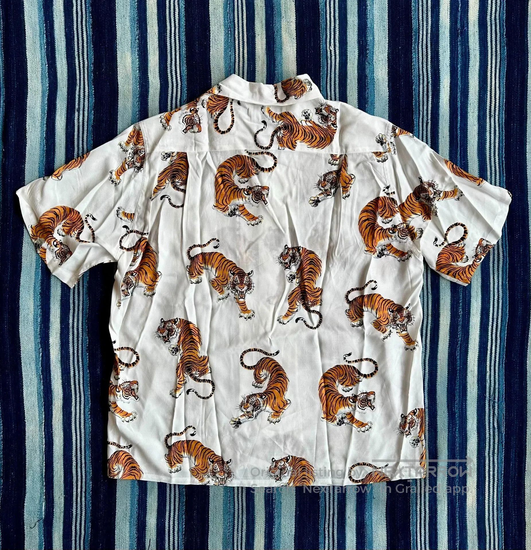Wacko Maria Wacko Maria Tim Lehi Tiger Print Short Sleeve Shirt. Size US S / EU 44-46 / 1 - 2 Thumbnail