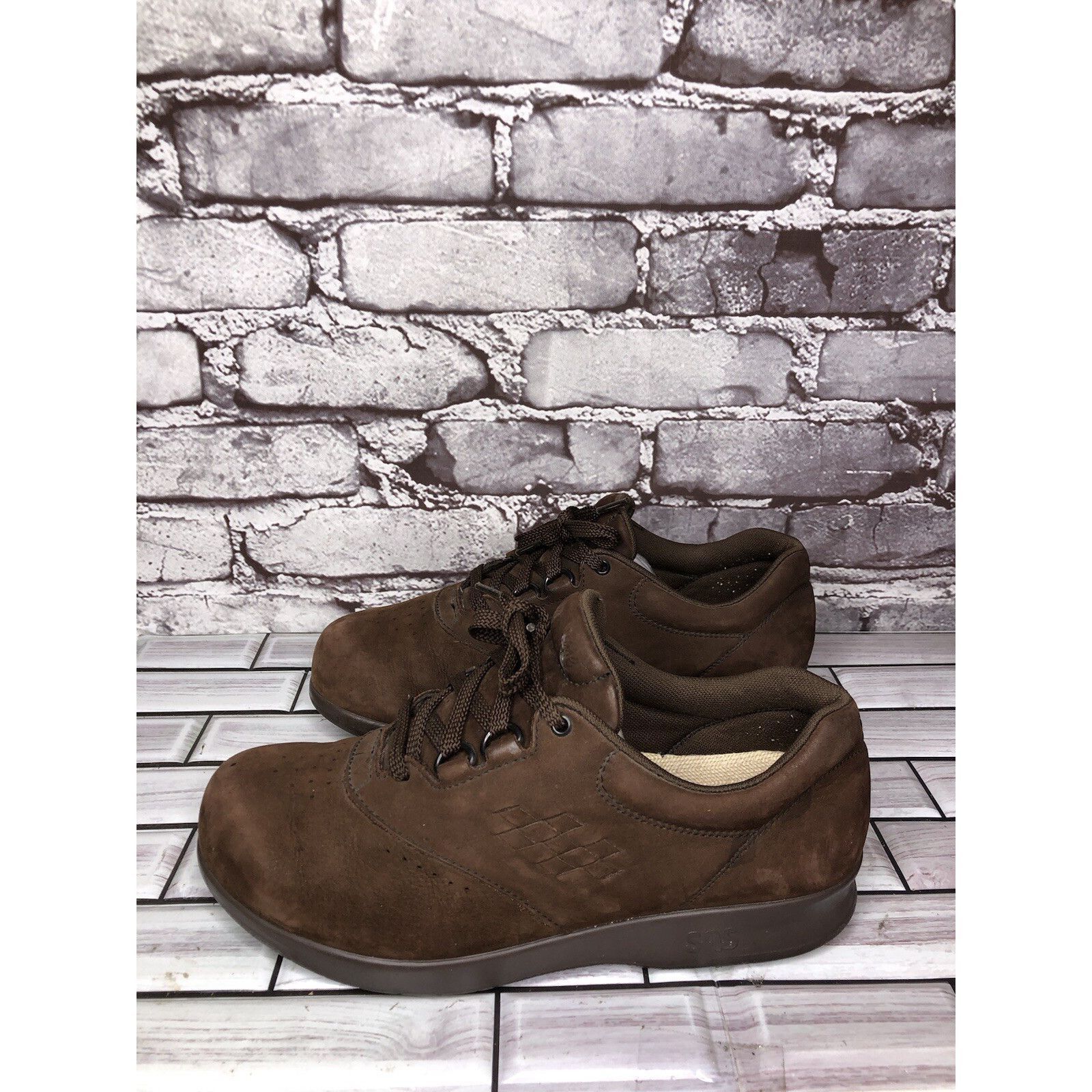 Other SAS Tripad Free Time Brown Suede Walking Lace Up Shoes Women Size US 7 / IT 37 - 11 Thumbnail