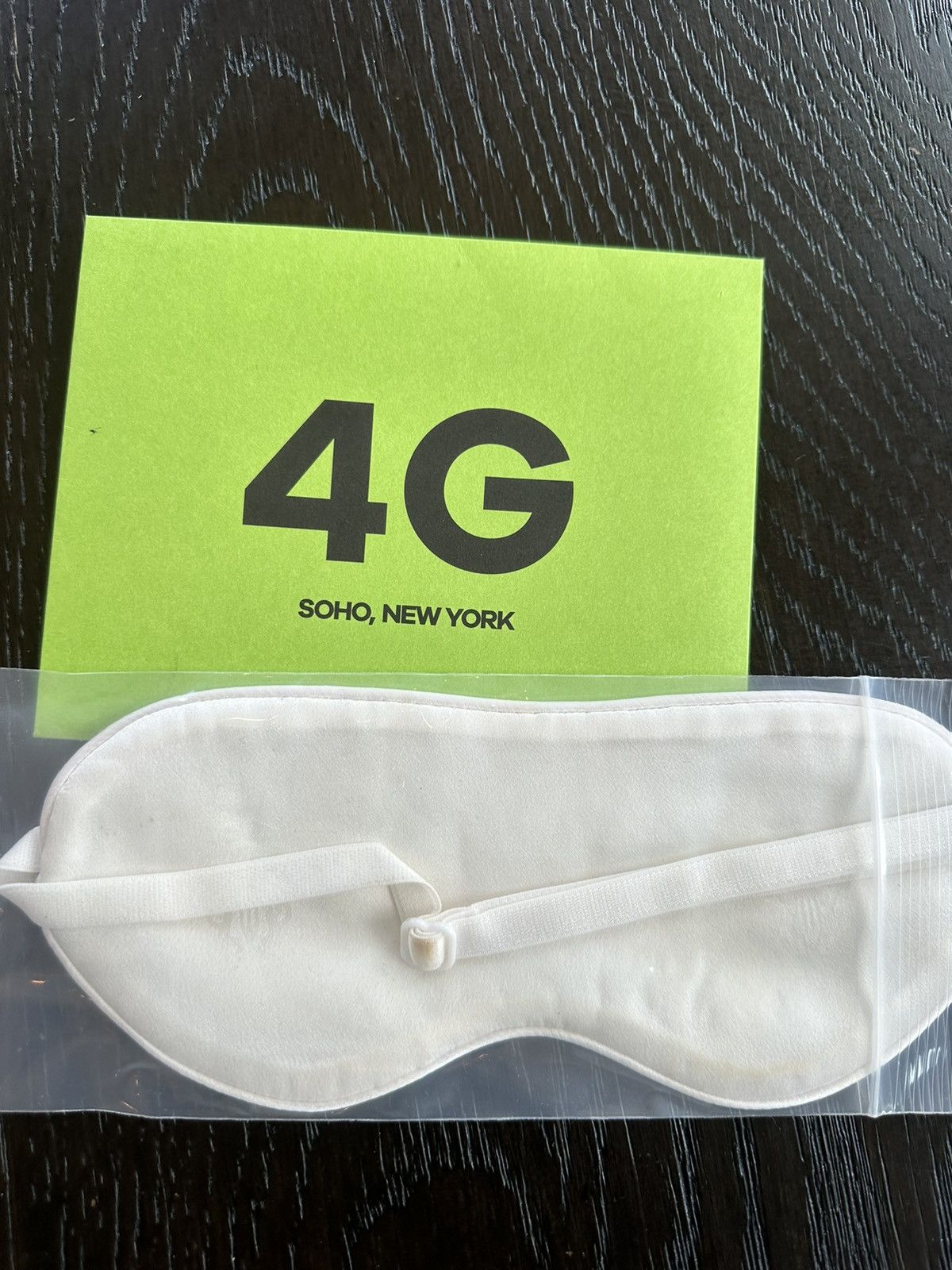 Chrome Hearts CHROME HEARTS SILK & LEATHER PATCH FUCK YOU EYE MASK SLEEP Size ONE SIZE - 5 Thumbnail