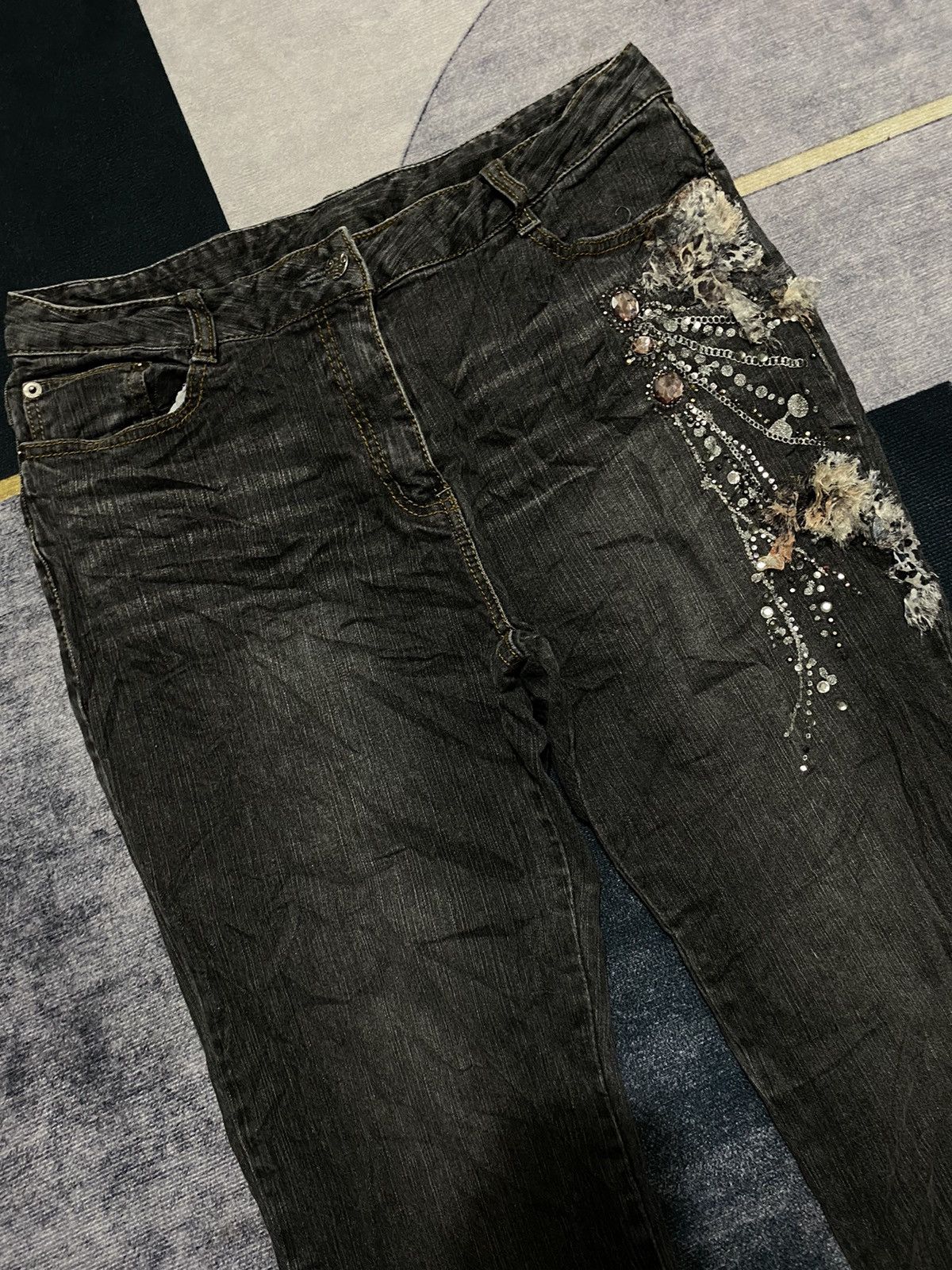 14th Addiction × Hysteric Glamour × If Six Was Nine IFSIXWASNINE STYLE DENIM PANTS Size US 30 / EU 46 - 2 Thumbnail