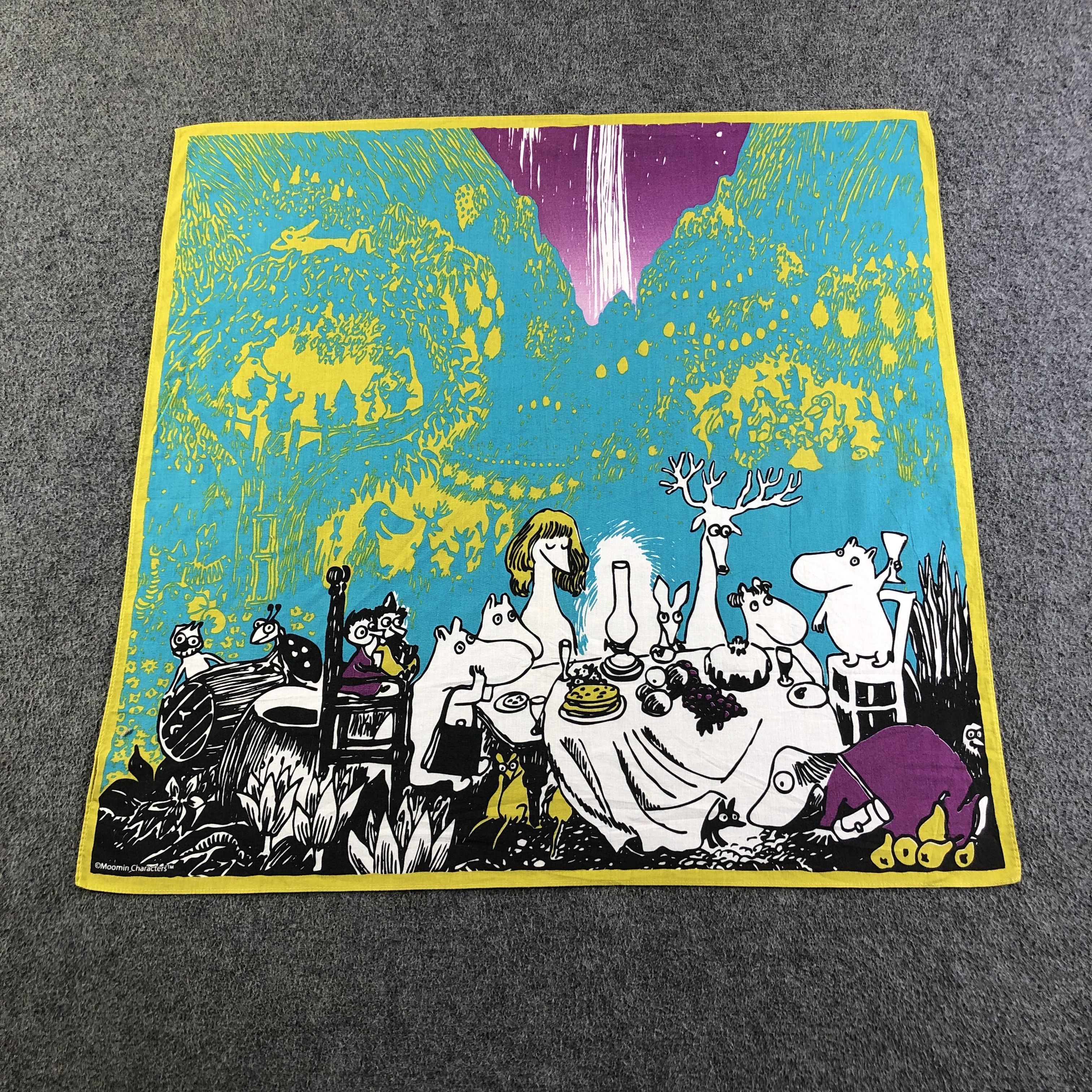 Anime Moomin Characters Handkerchief Neckerchief Bandana H2321 Size ONE SIZE - 1 Thumbnail
