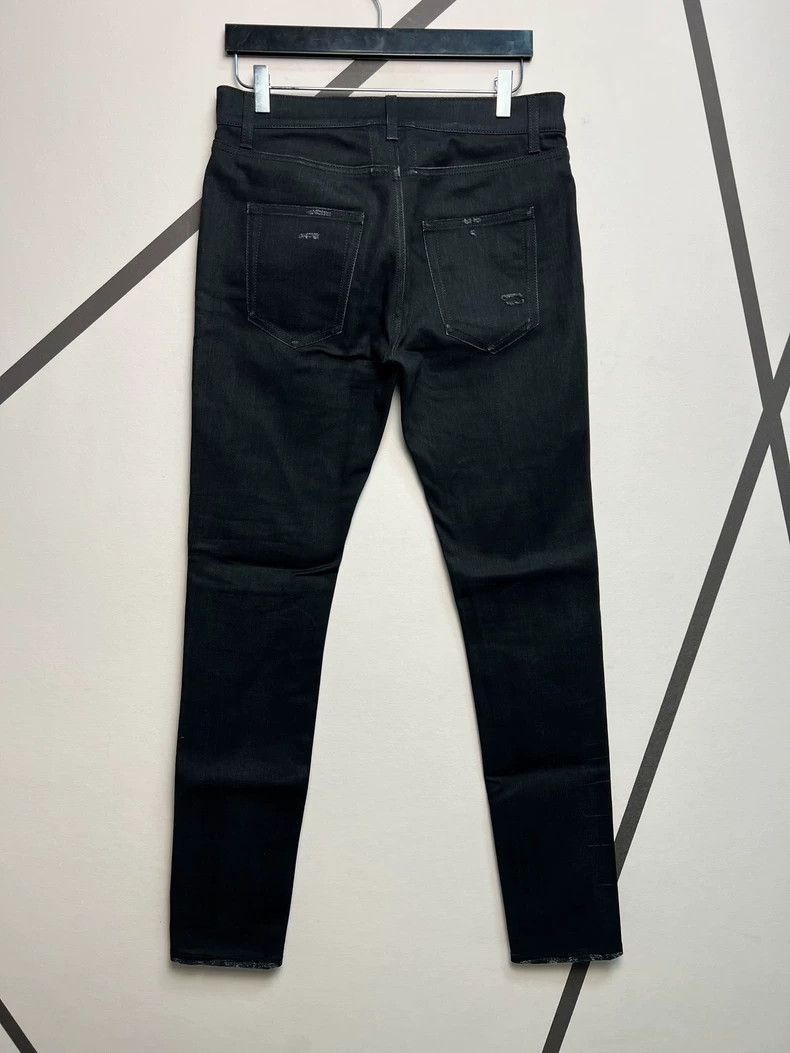 Saint Laurent Paris saint Laurent parisFall/Winter Black Wrecking Jeans 2503-N Size US 32 / EU 48 - 2 Thumbnail