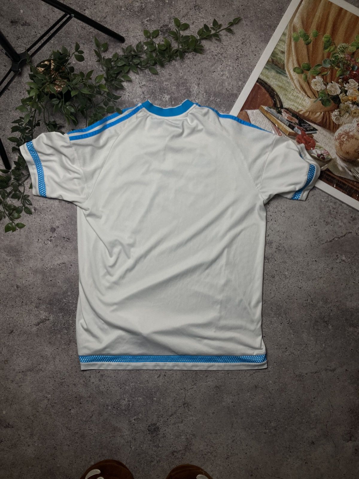 Adidas OLYMPIQUE MARSEILLE ADIDAS 2015 SOCCER JERSEY Size US S / EU 44-46 / 1 - 10 Thumbnail