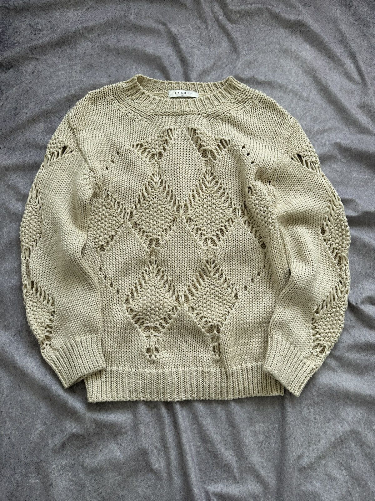 Sandro Sandro Beige Woman Sweater Size M / US 6-8 / IT 42-44 - 1 Thumbnail