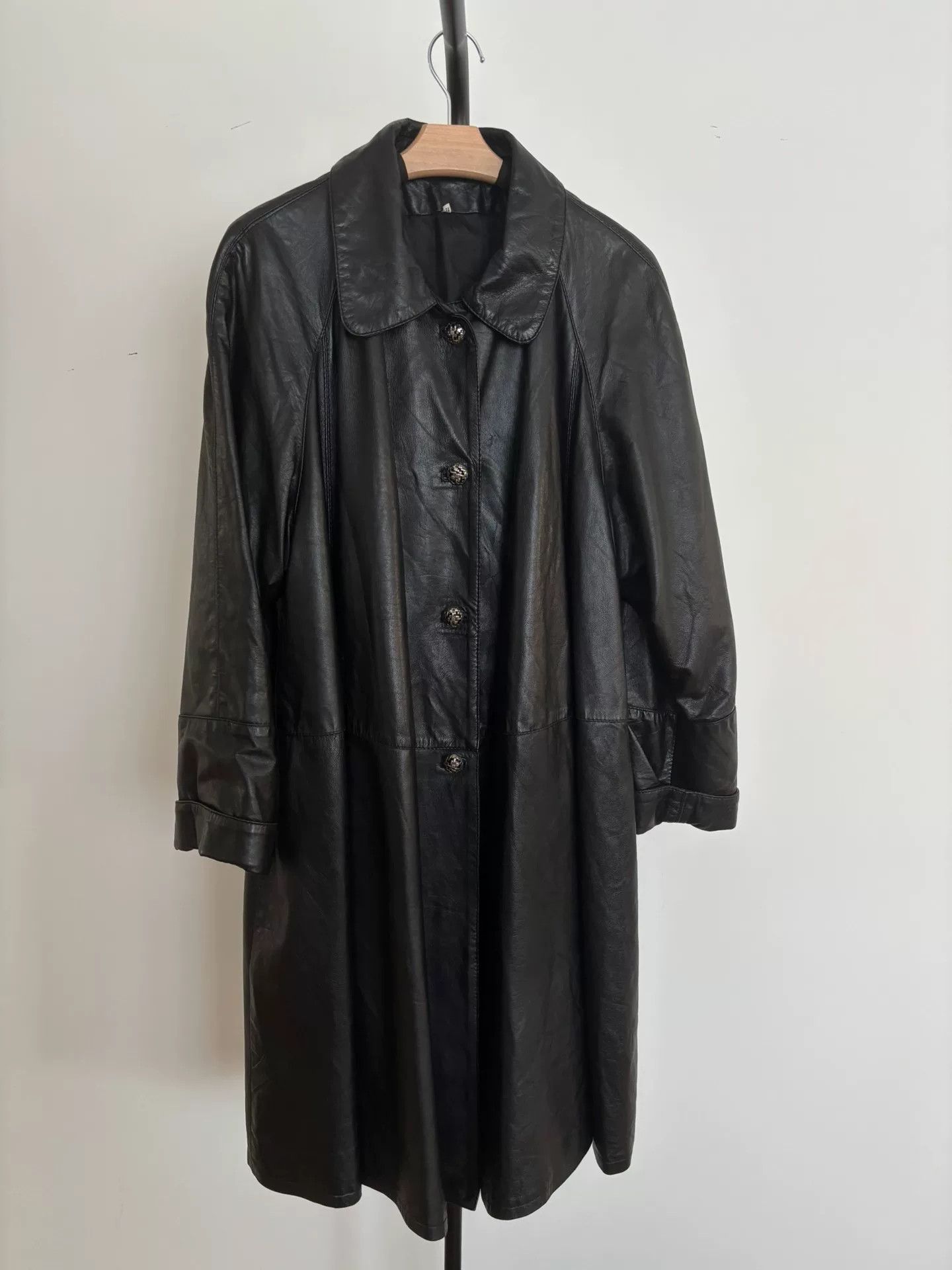 Vera Pelle Italian Vera Pelle Long Leather Coat Size US M / EU 48-50 / 2 - 1 Thumbnail