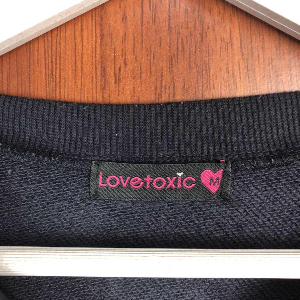 Japanese Brand × Seditionaries Love Toxic Madison Dark Blue Sweatshirt #7540 Size XS / US 0-2 / IT 36-38 - 9 Thumbnail