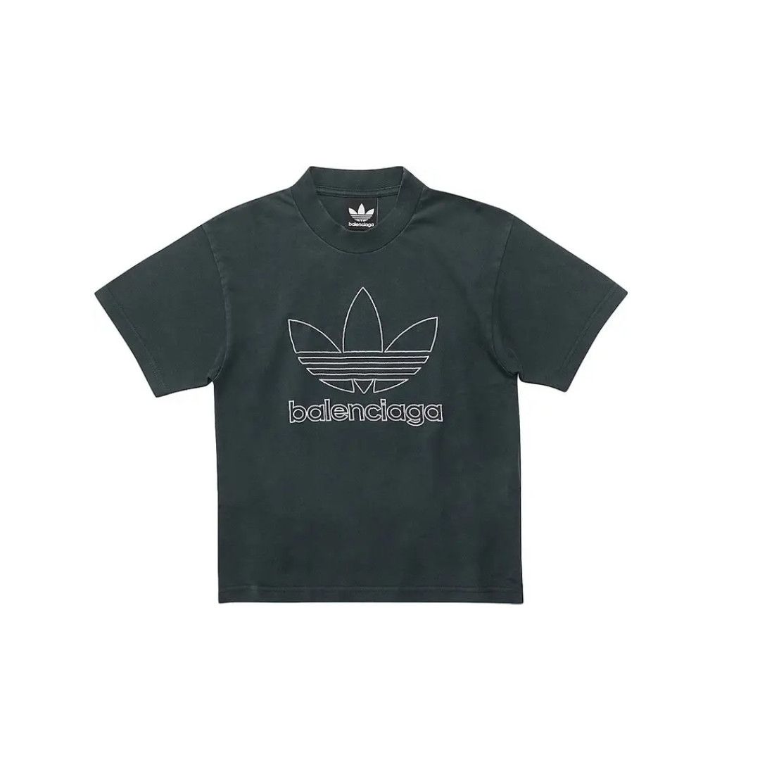 Adidas × Balenciaga o1w1db10824 Short Sleeve T-Shirt in Green Size US XL / EU 56 / 4 - 1 Thumbnail