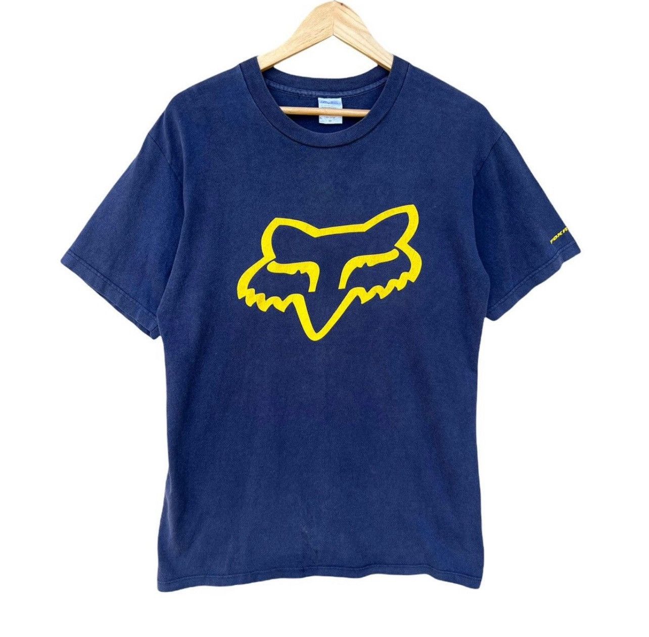 Vintage Vintage 90s Fox Racing Big Logo Tees Size L Size US L / EU 52-54 / 3 - 1 Thumbnail