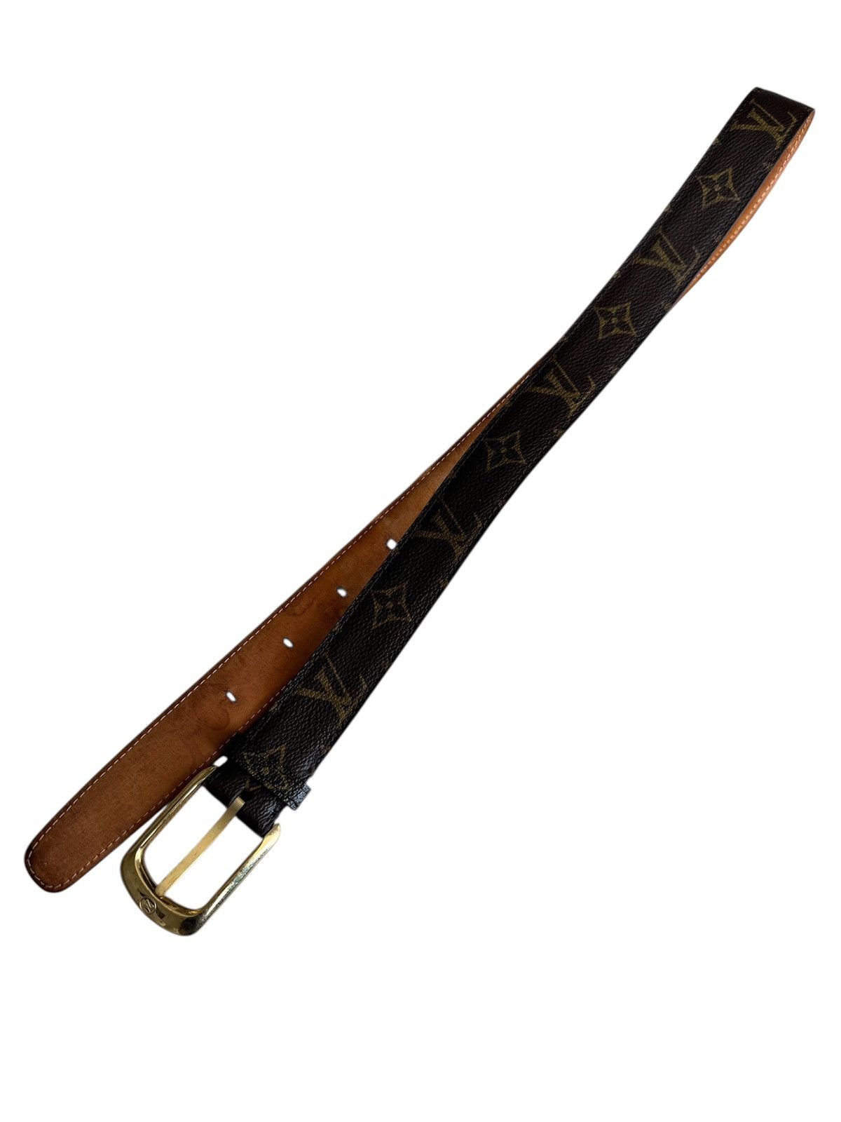 Louis Vuitton × Vintage Louis Vuitton Monogram Belt Size ONE SIZE - 8 Thumbnail