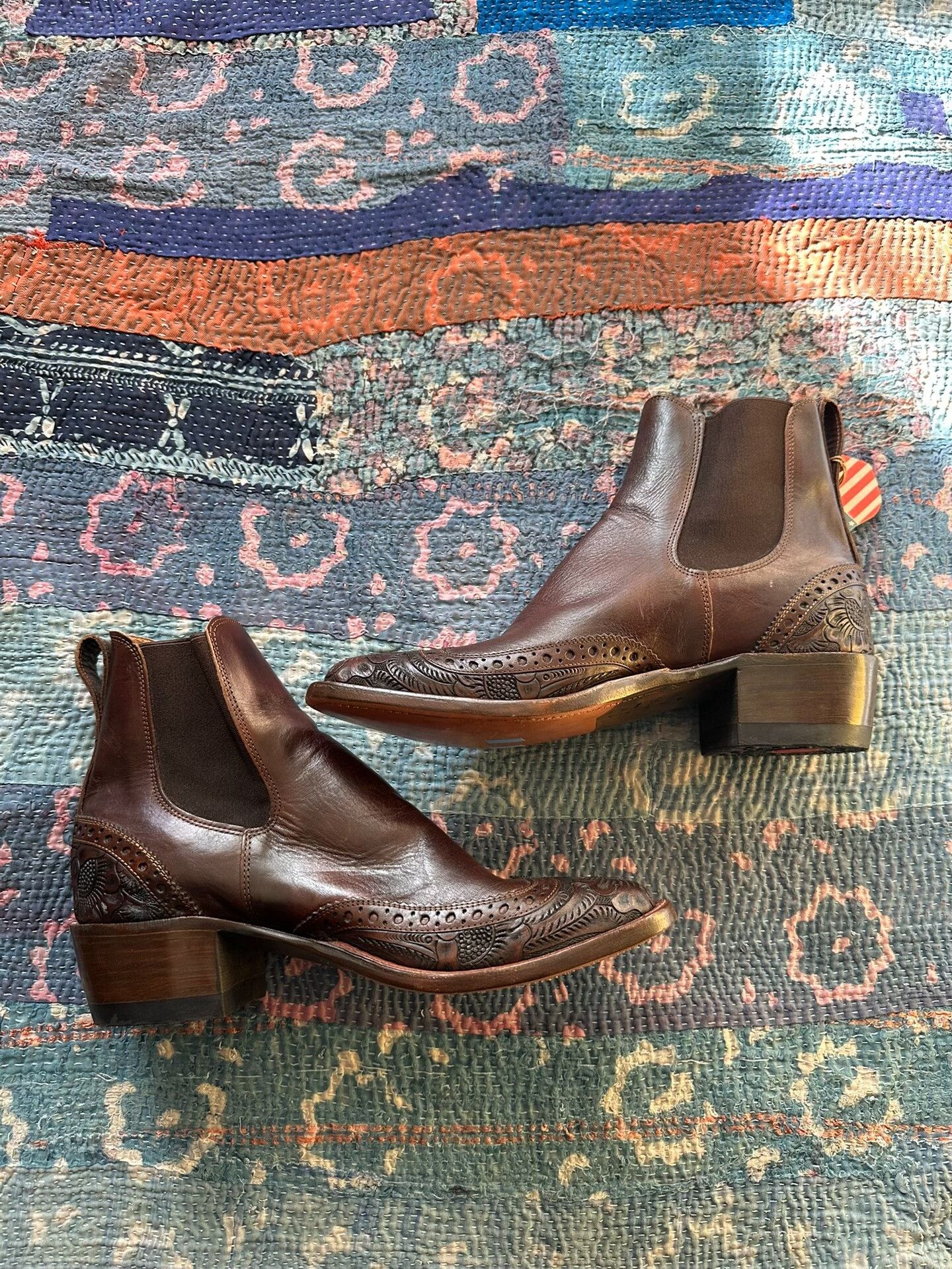 RRL Ralph Lauren RRL Chelsea Boot with Western Detailing Size US 10 / EU 43 - 1 Thumbnail