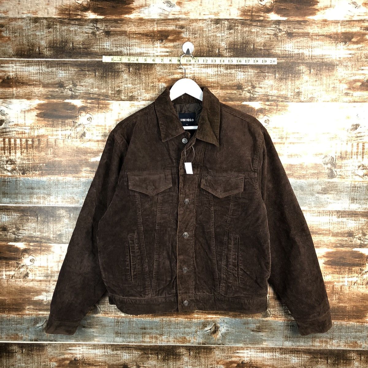 Uniqlo Uniqlo Dark Brown corduroy vintage jacket #A1527 Size US M / EU 48-50 / 2 - 1 Thumbnail